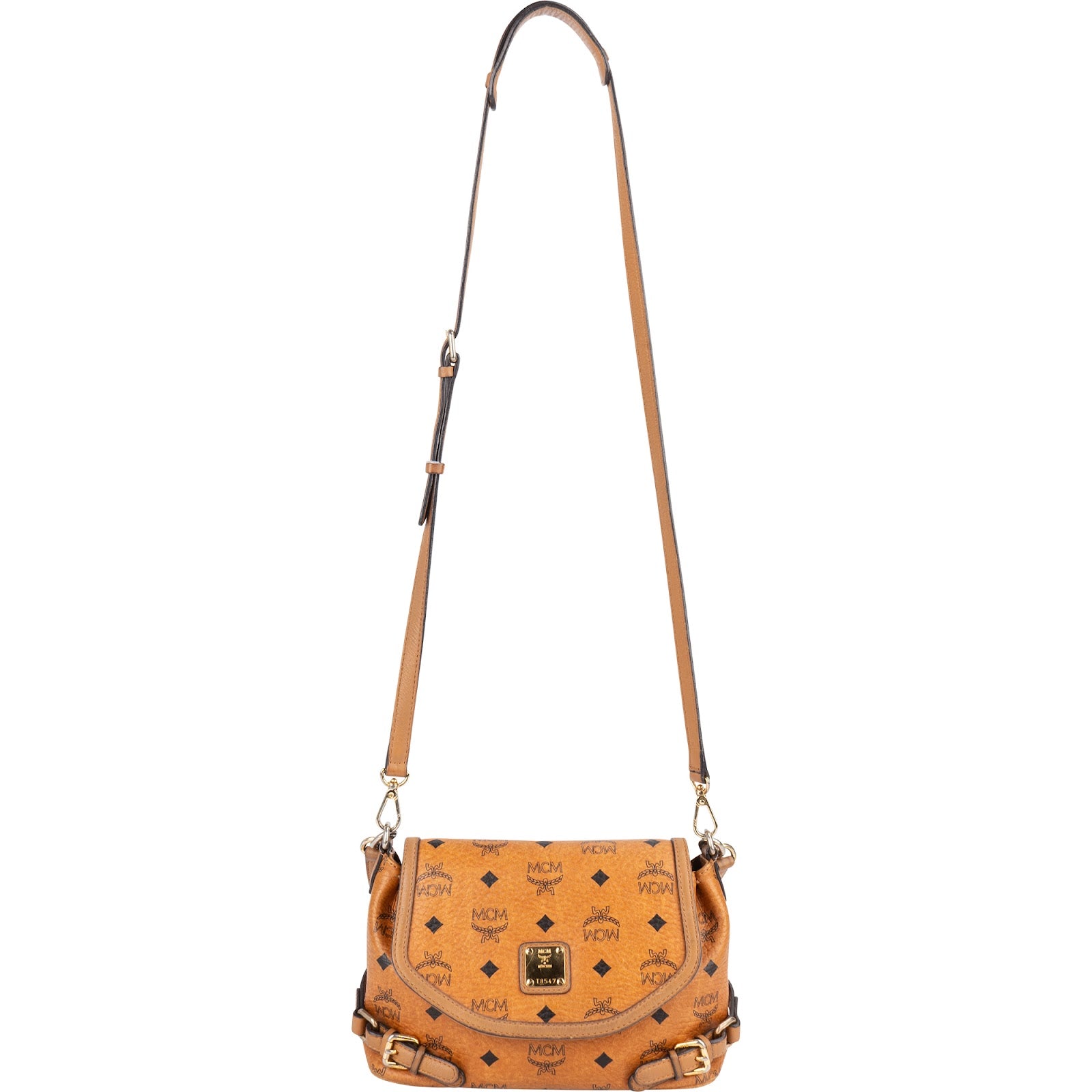 Sac à bandoulière MCM Monogram Visetos Saddle