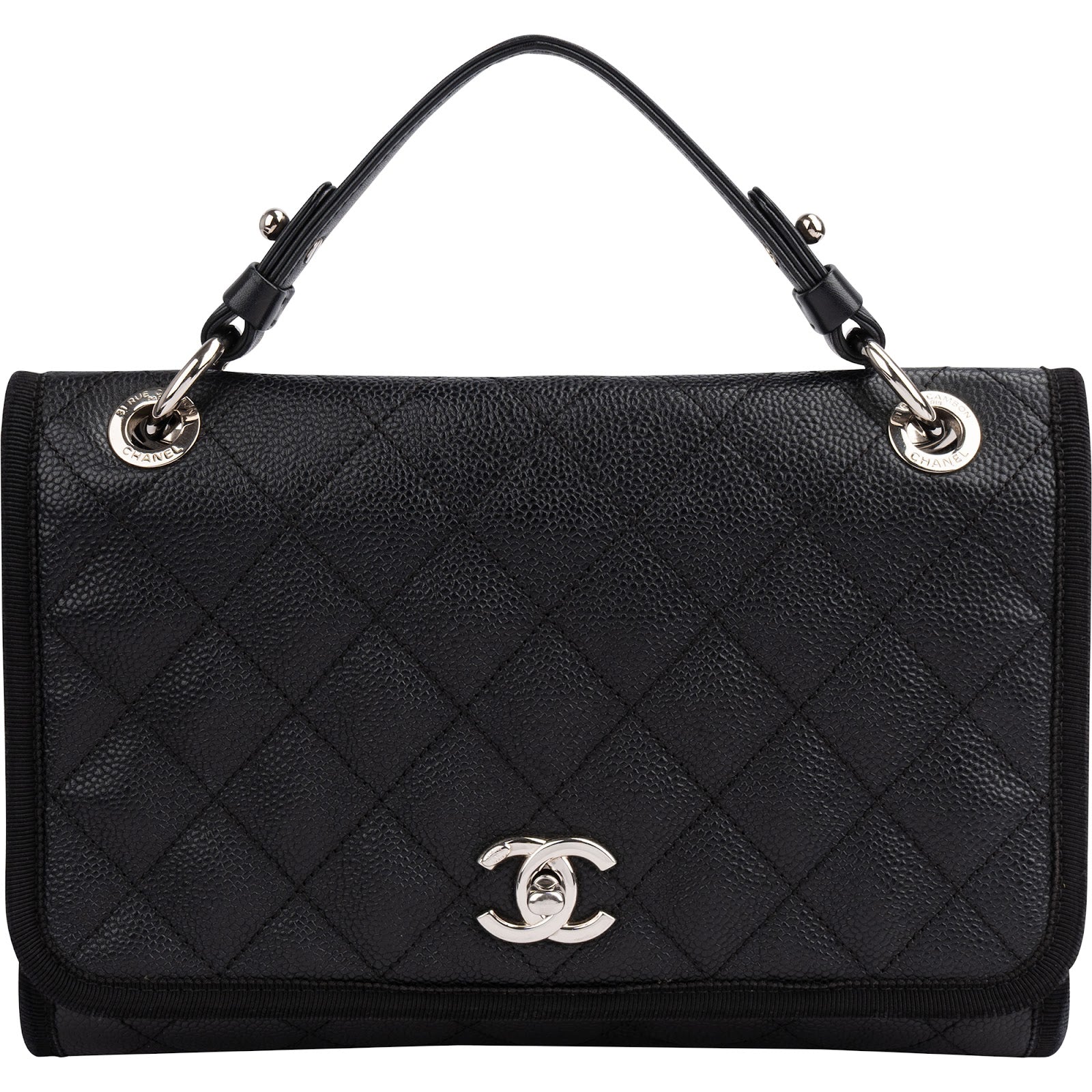 Chanel - CC Business Affinity Small Single Flap Handtasche