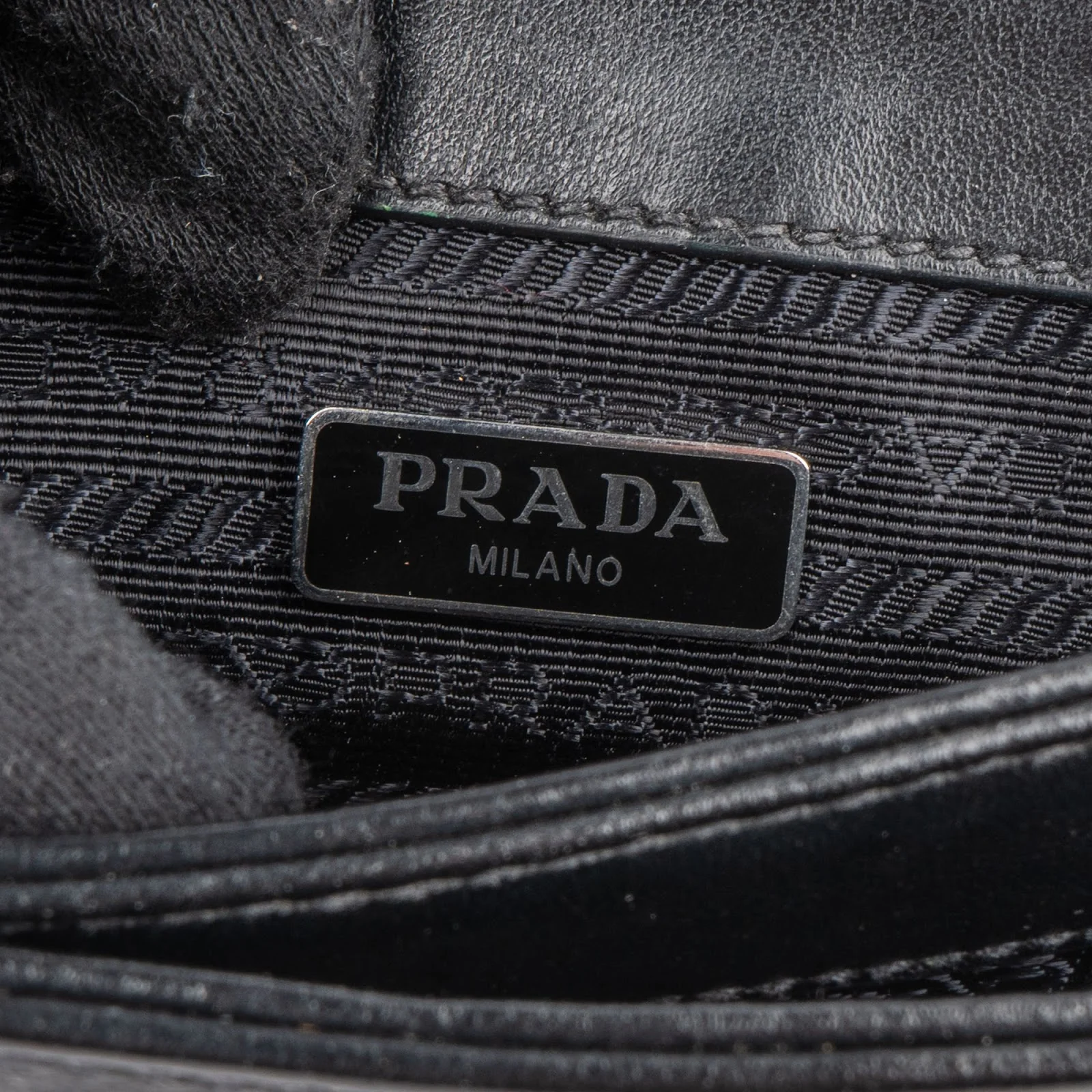Prada Saffiano Leather Wallet on Chain Crossbody Bag