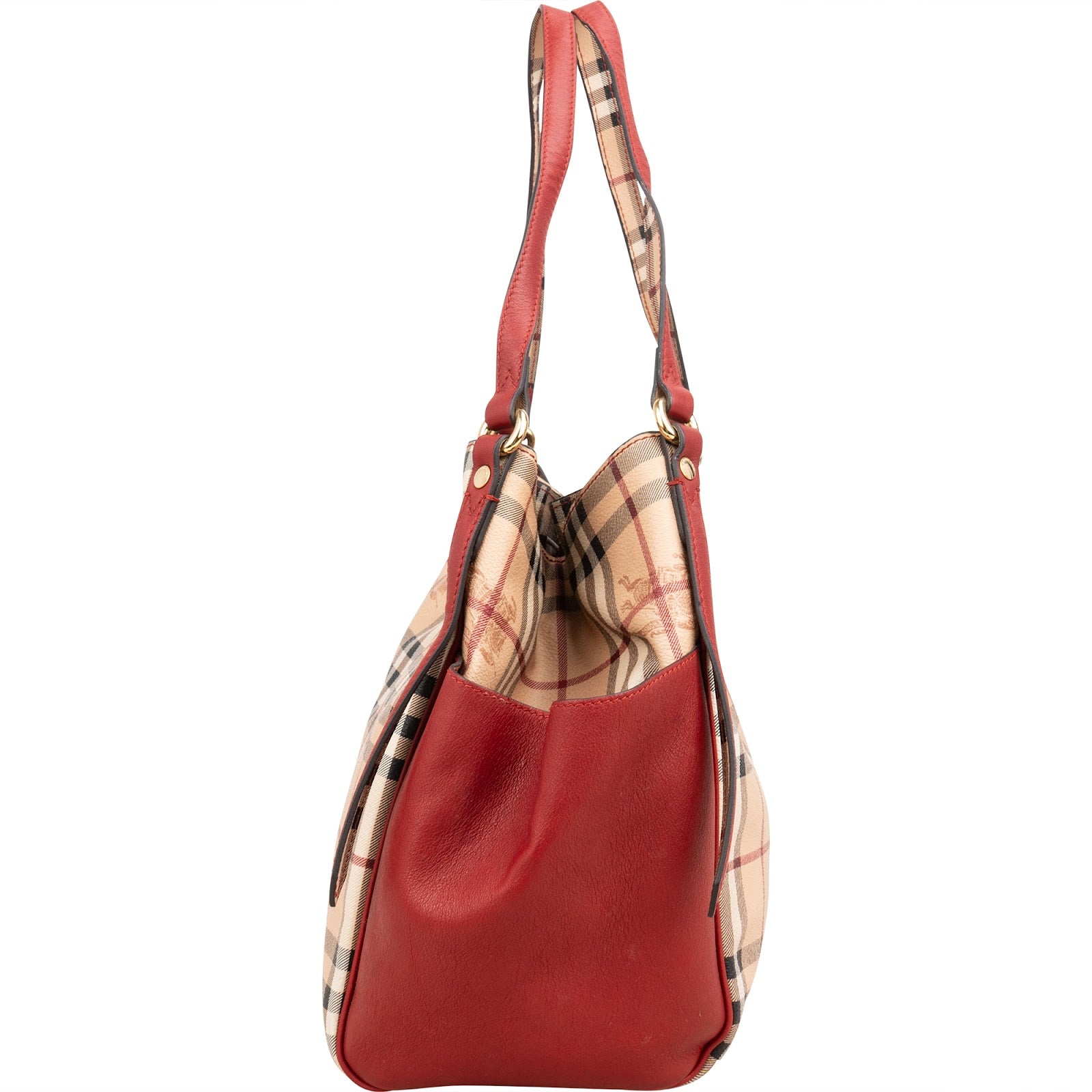 Burberry Smoked Check Canterbury Hobo Shoulder Bag