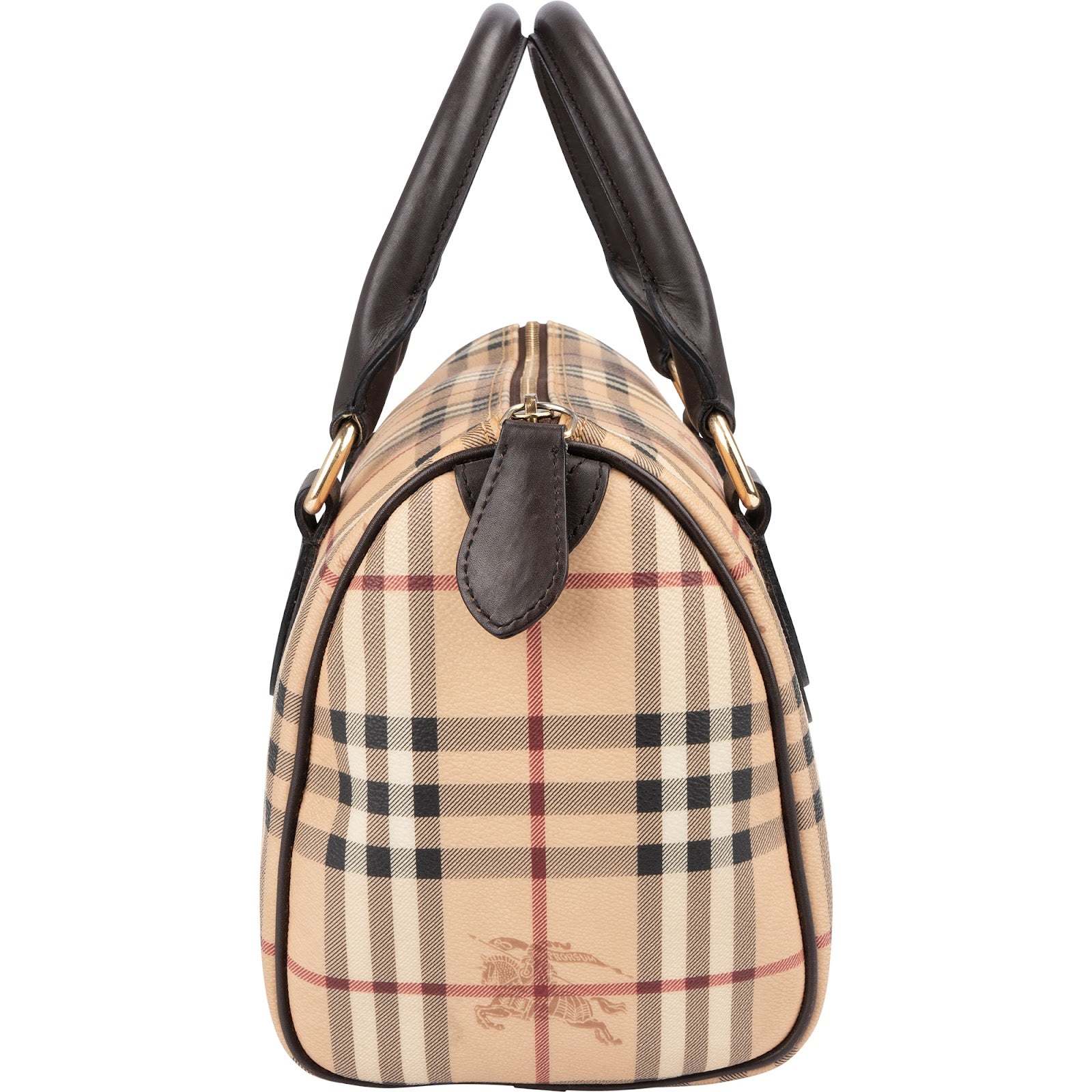 Burberry - Haymarket Check Boston Handtasche