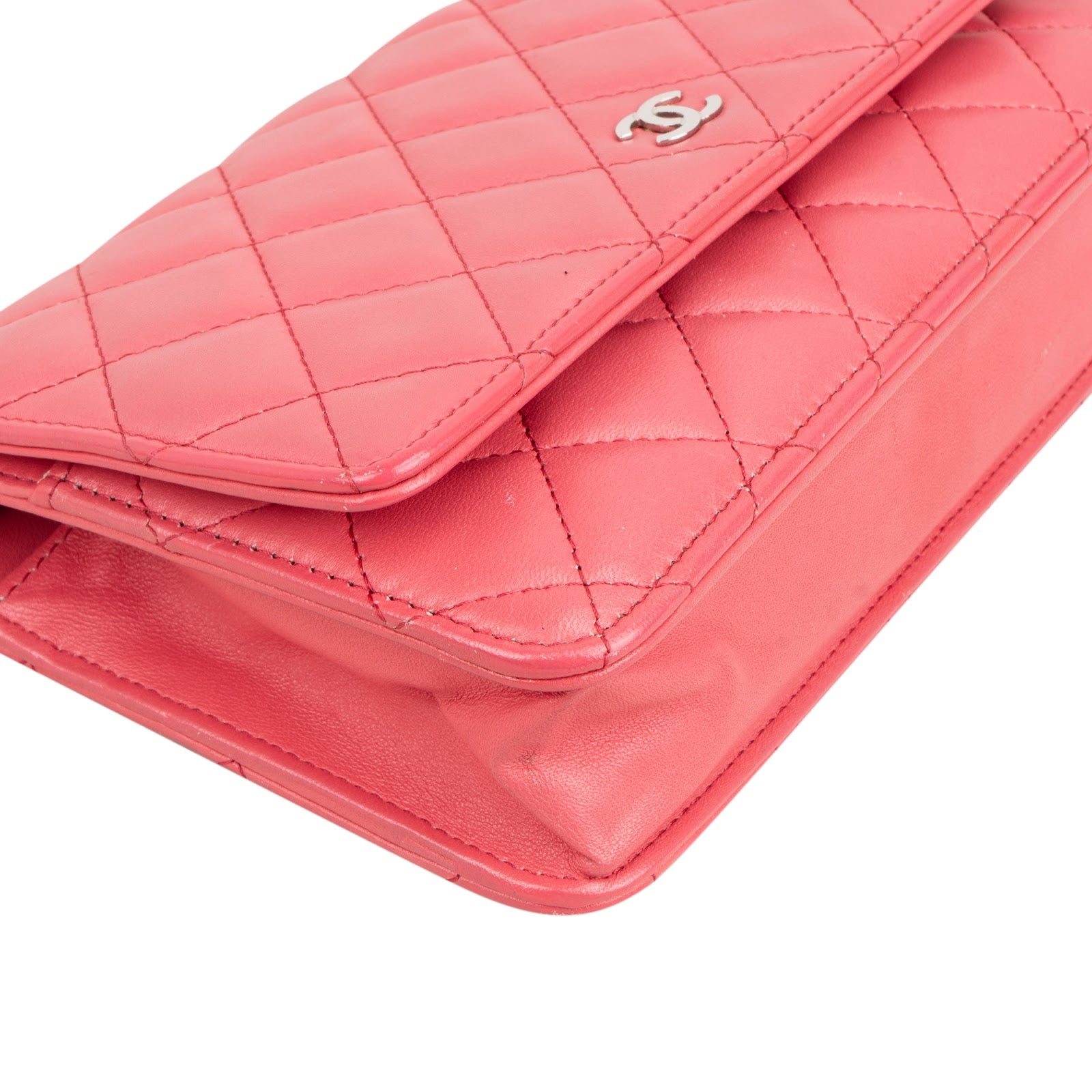 Chanel Quilted Lambskin Wallet On Chain Crossbody Bag