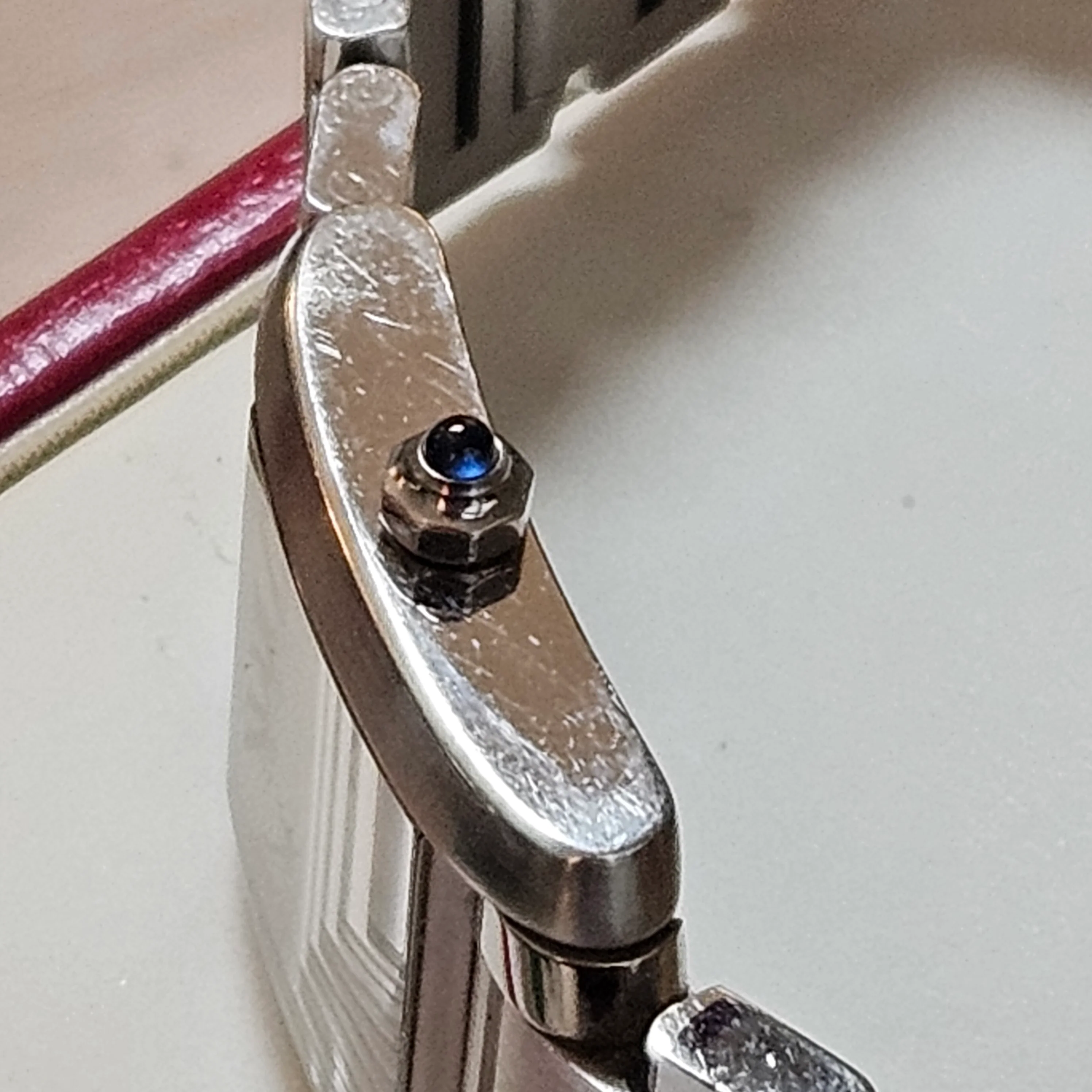 Cartier Silver Tone Tank Française 2384 Women Watch
