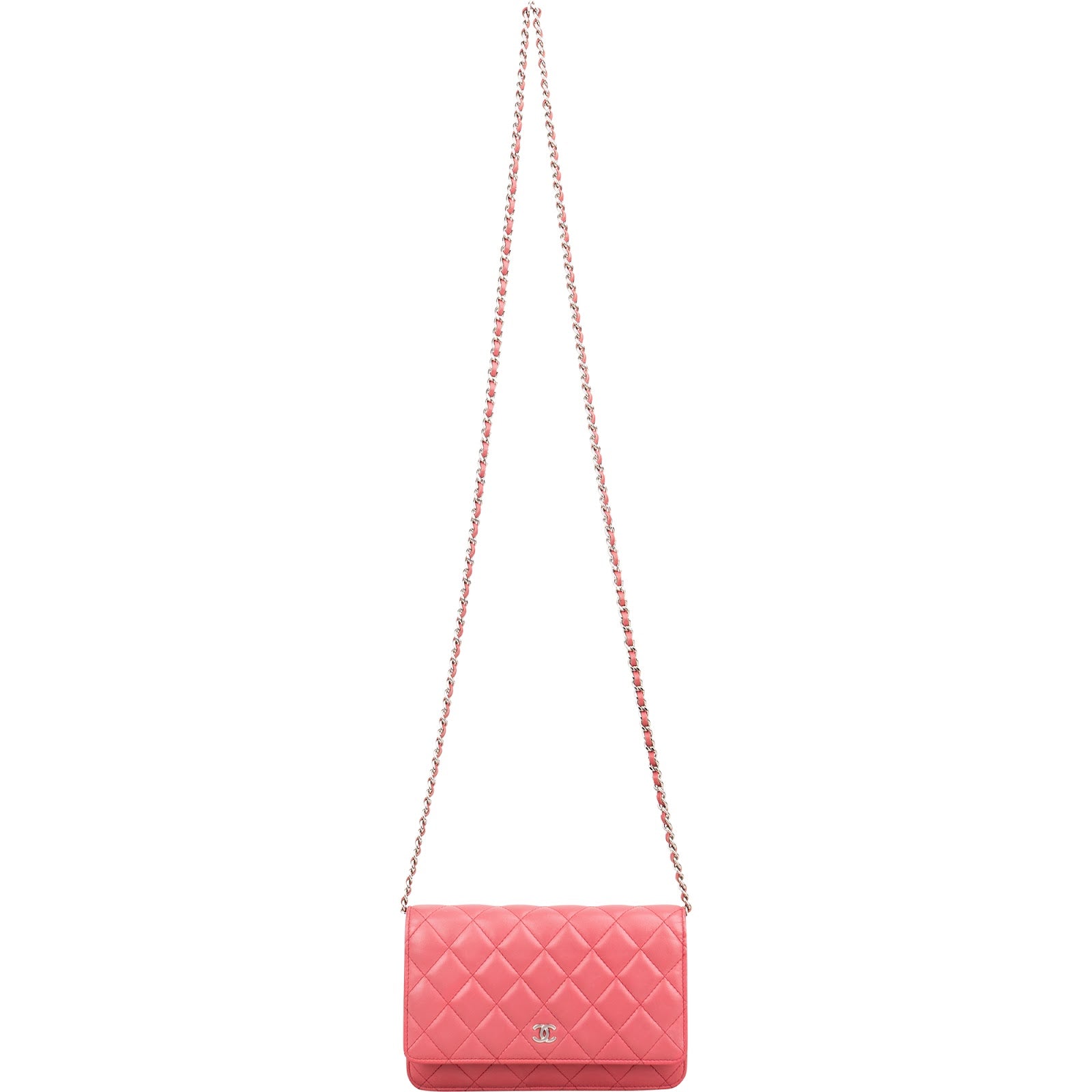 Chanel Quilted Lambskin Wallet On Chain Crossbody Bag