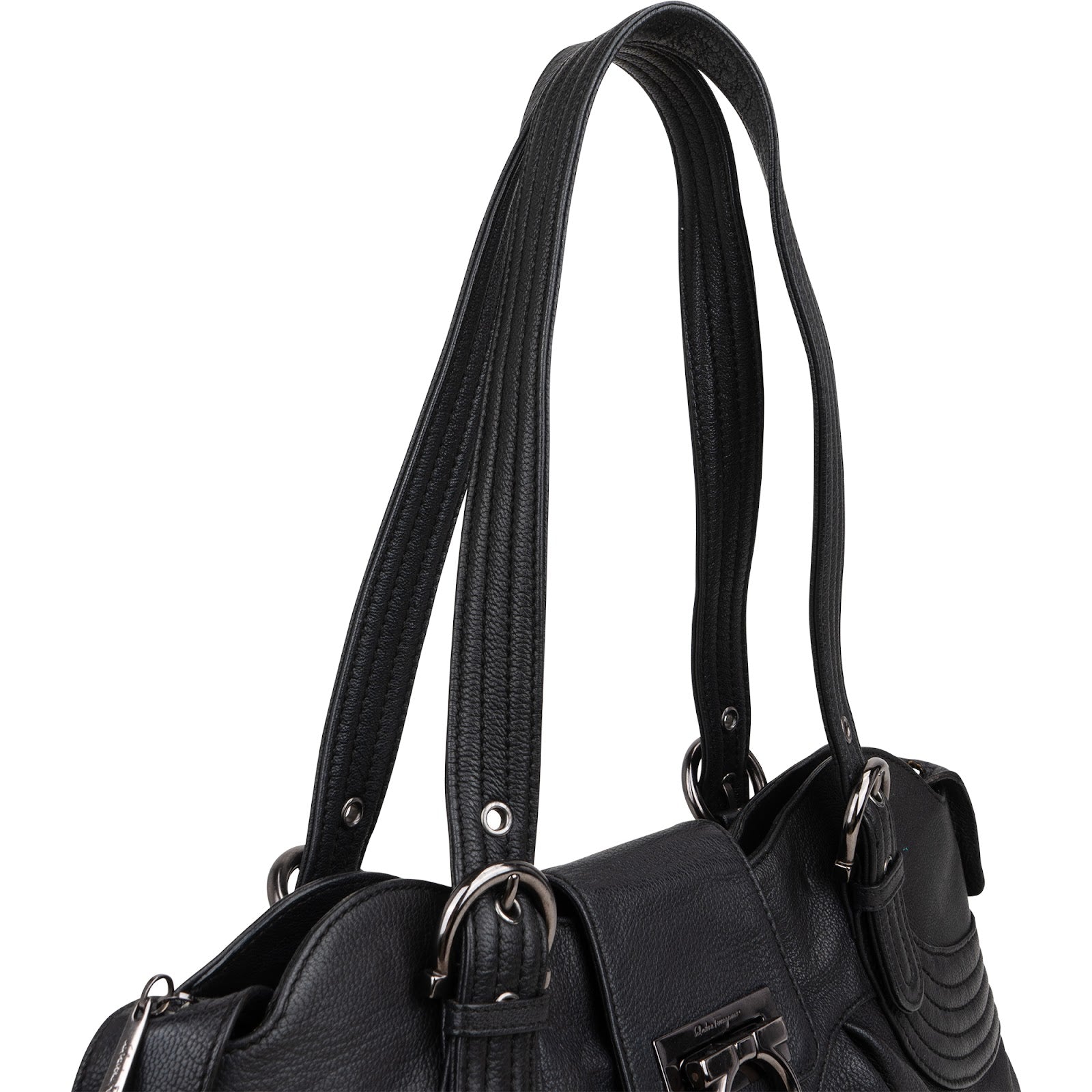 Salvatore Ferragamo Leather Marisa Shoulder Bag
