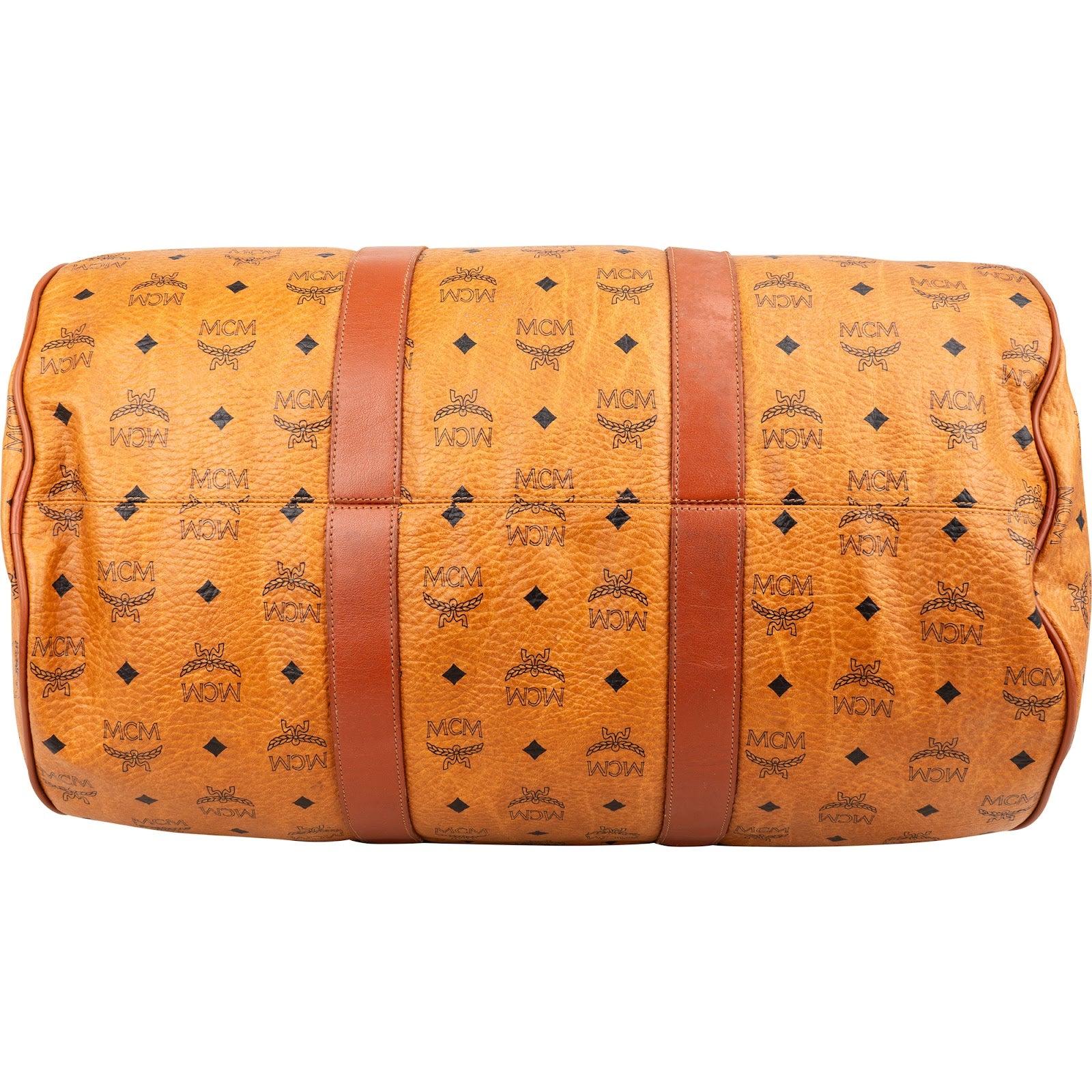 Sac de voyage MCM Monogram Visetos Boston 50