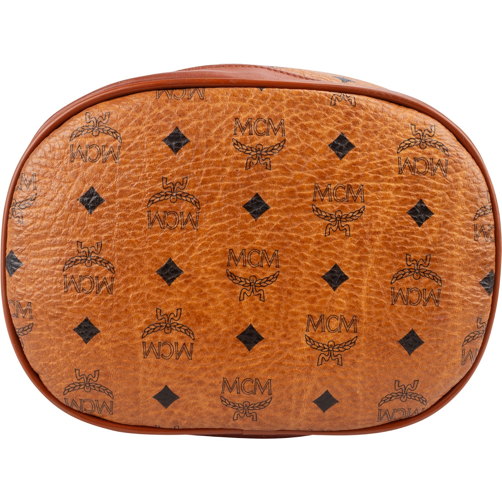 MCM Monogram Visetos bucket-schoudertas met trekkoord
