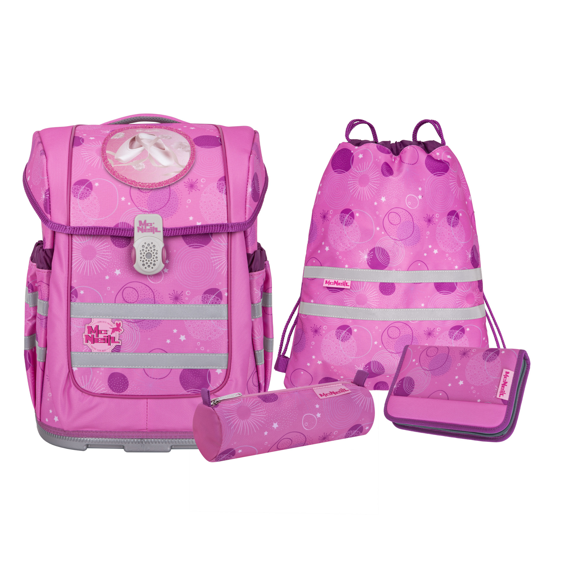 Schulranzenset TENERO 5tlg. - PINKY