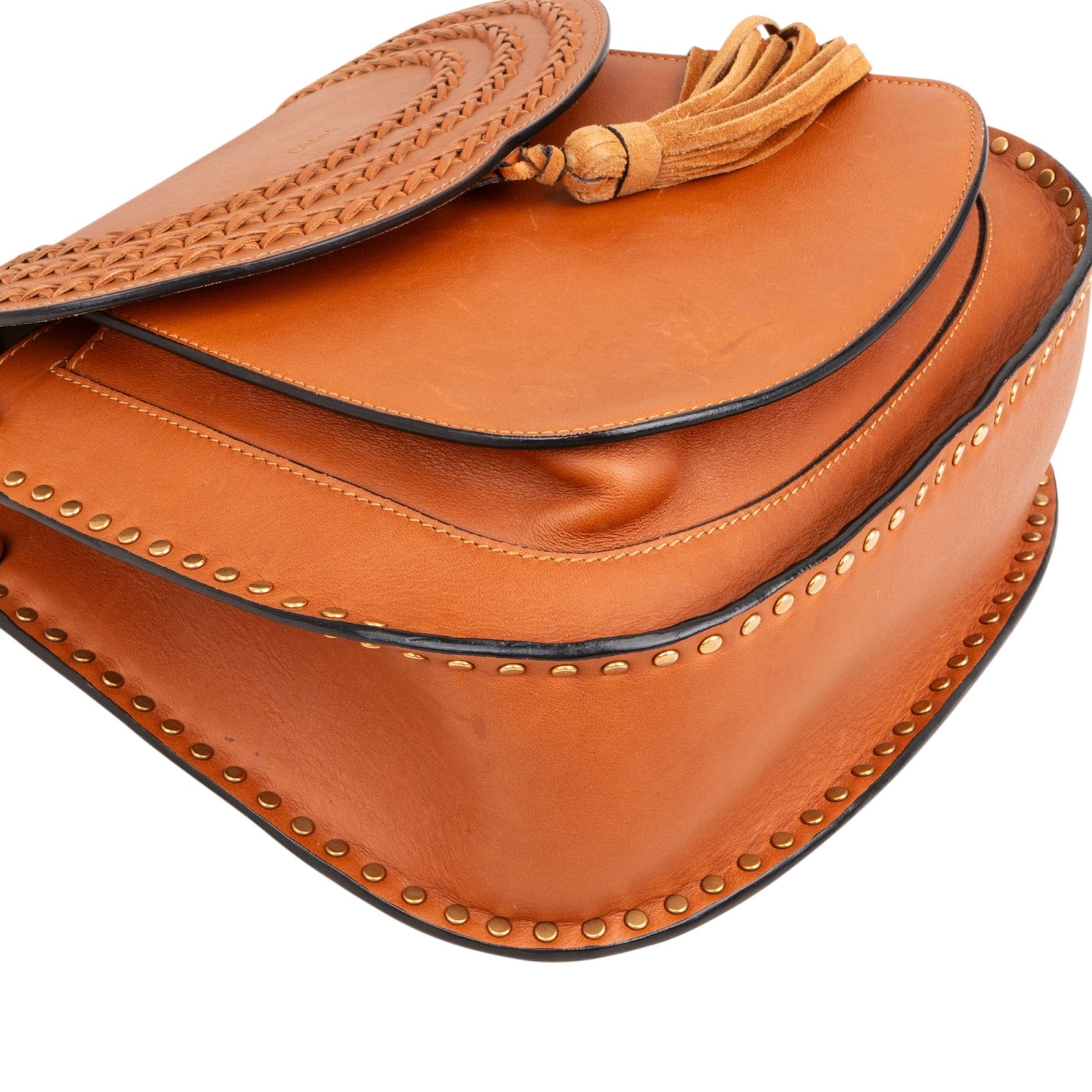 Chloé Leather Hudson Tassel Crossbody Bag