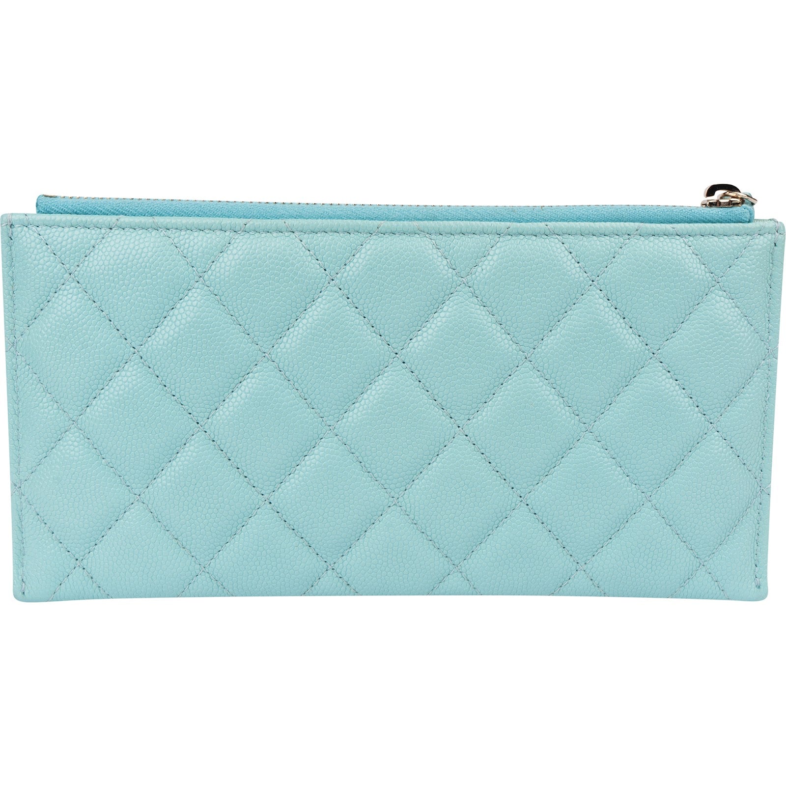 Chanel Quilted Caviar Leather Quilted Long Zipped Wallet