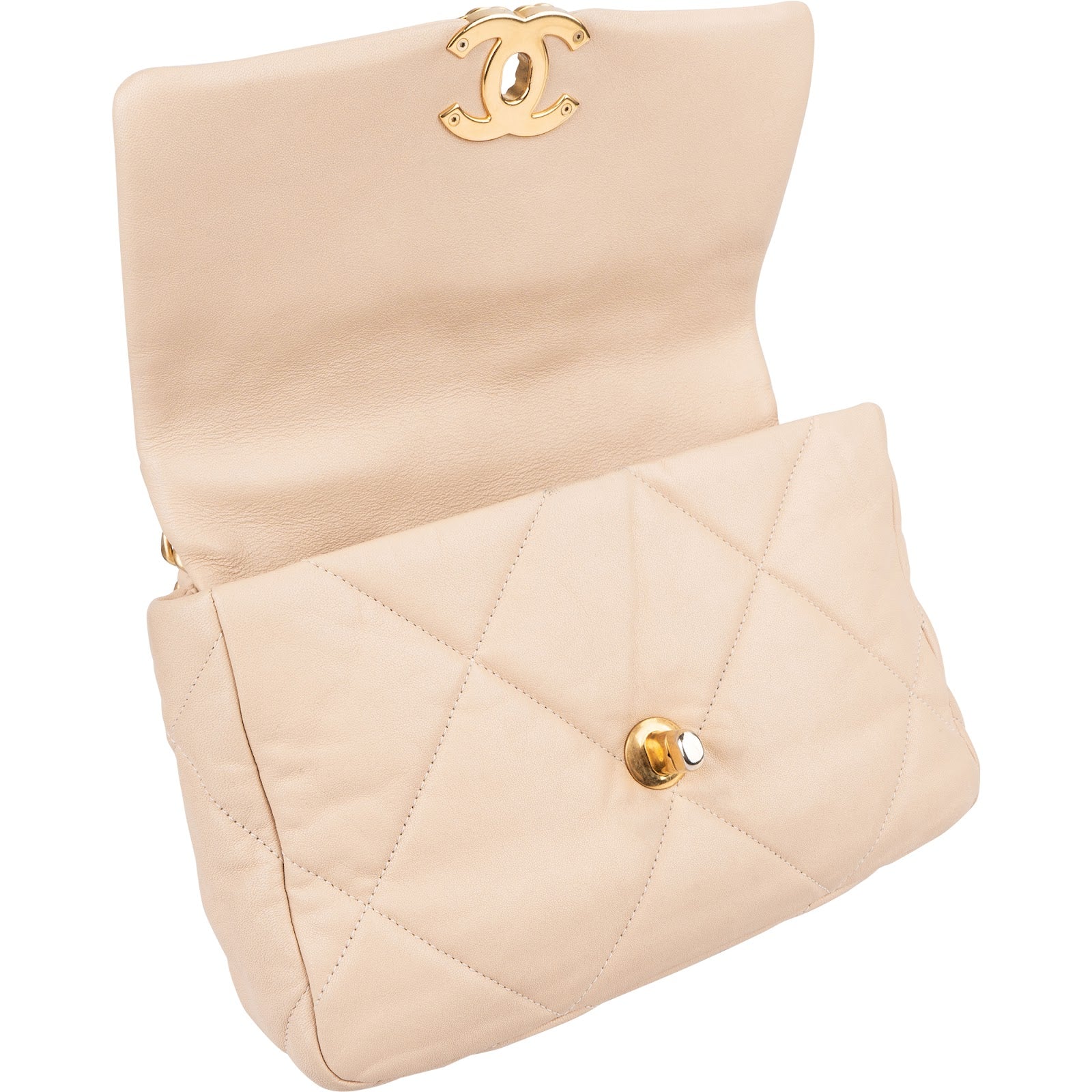 Chanel 19 Quilted Lambskin Single-Flap Crossbody Bag