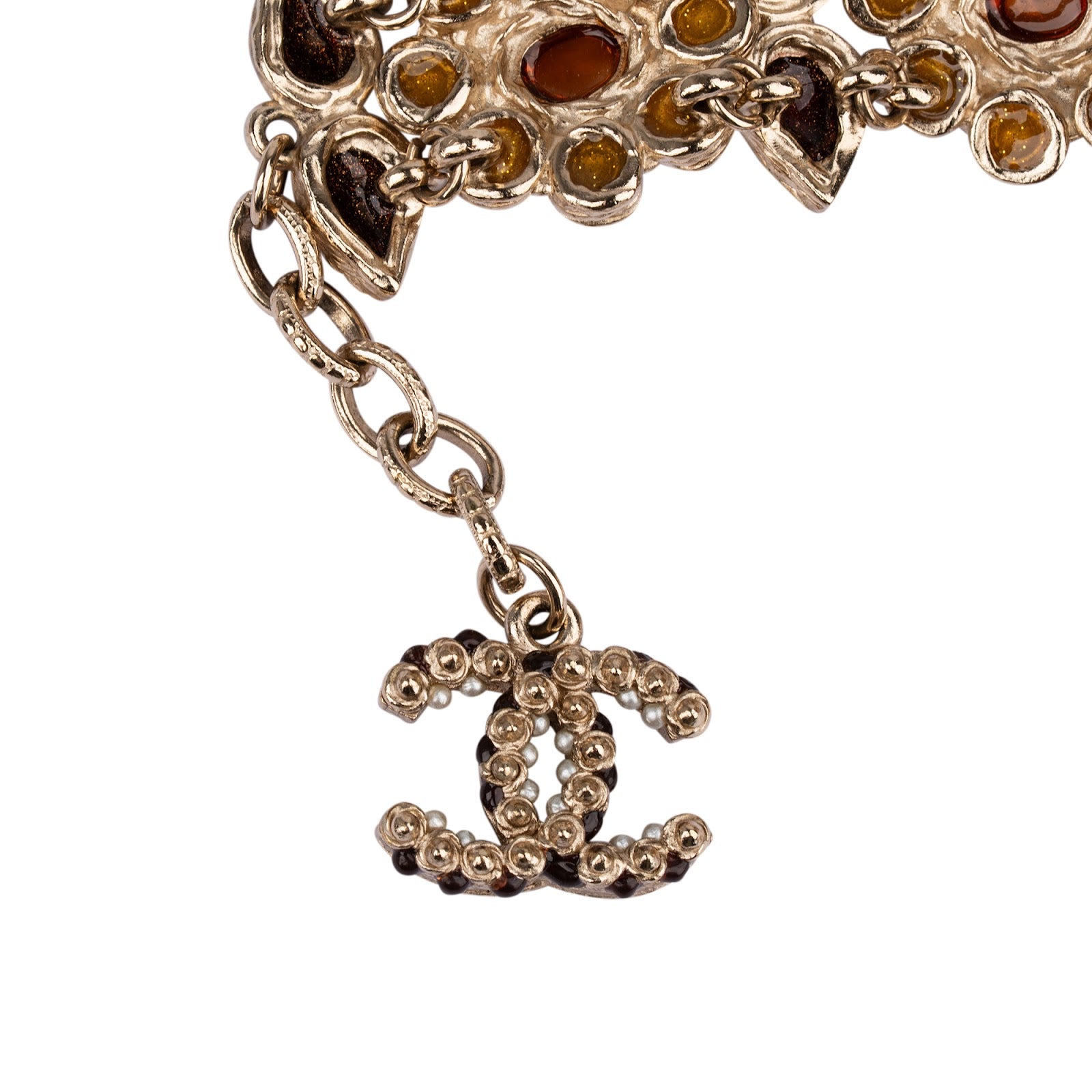 Chanel - Gripoix Byzantine Flower Bracelet