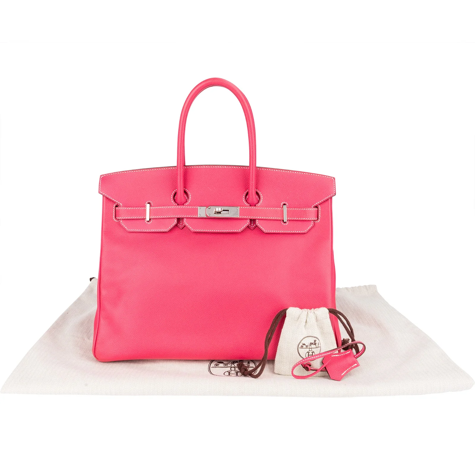 Hermès Pink Candy Epsom Leather Birkin 35 Handbag