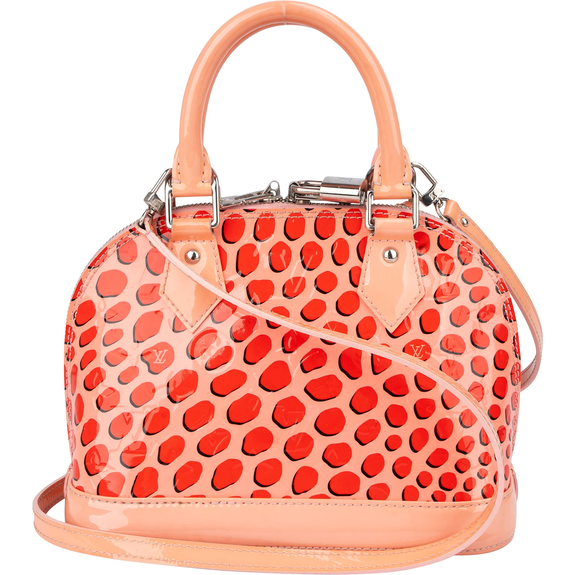 Louis Vuitton Limited Jungle Dots Vernis Monogram Alma BB Handbag