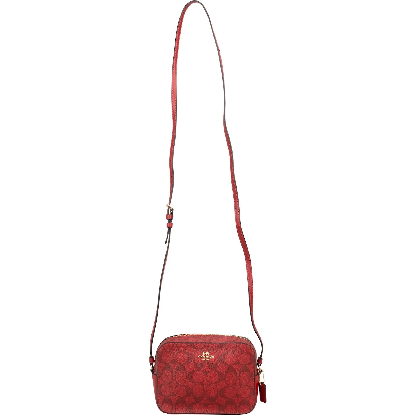 Coach Monogram Signature Camera Crossbody Bag