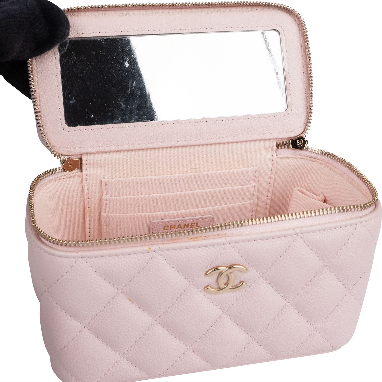 Chanel - Pink Vanity Case Crossbody Bag