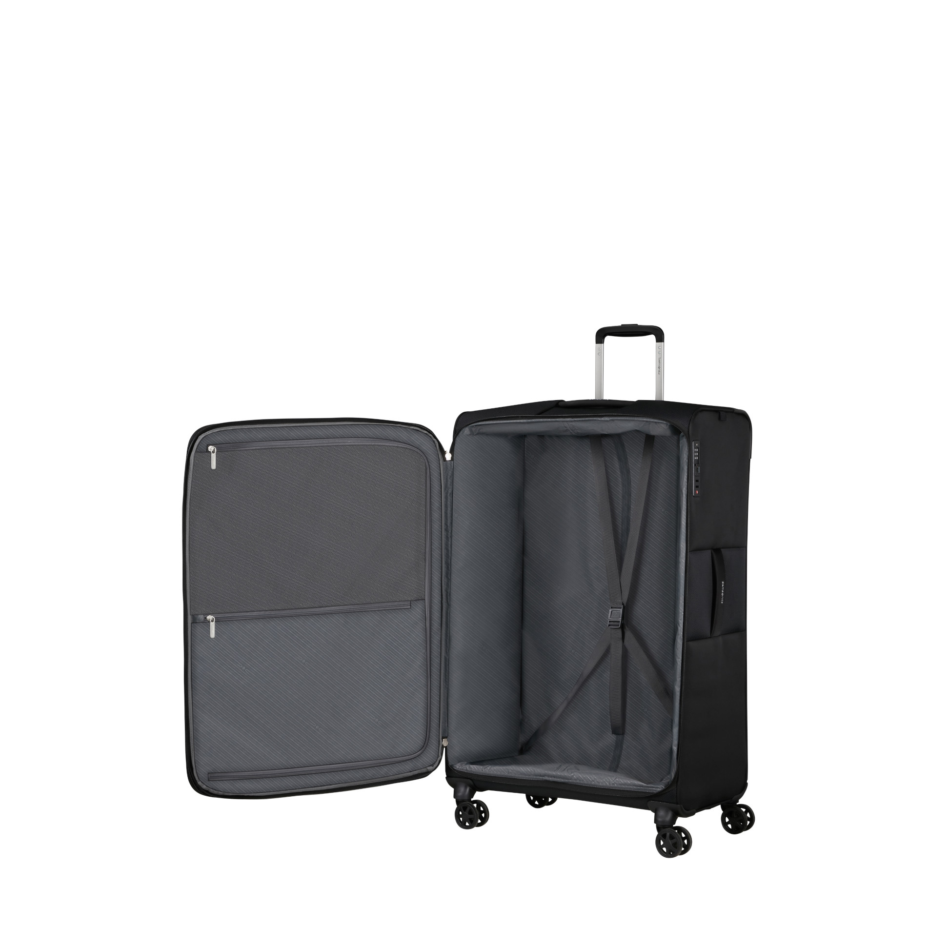 BASE BREEZE Trolley XL (81 cm) erweiterbar - BLACK