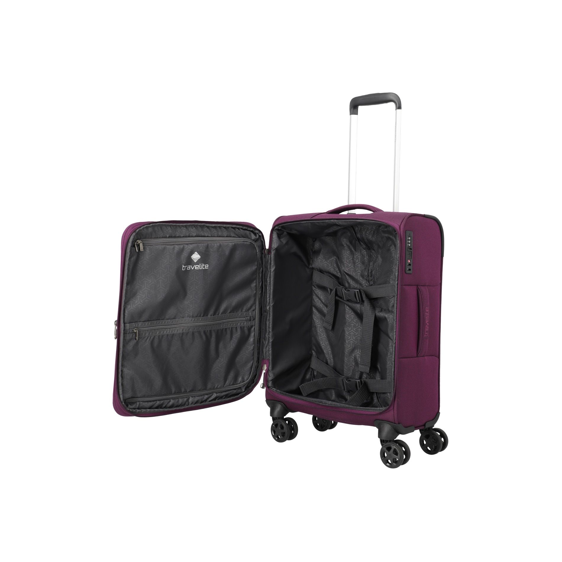 CUBIS Kabinengepäck S (55 cm) erweiterbar - Berry
