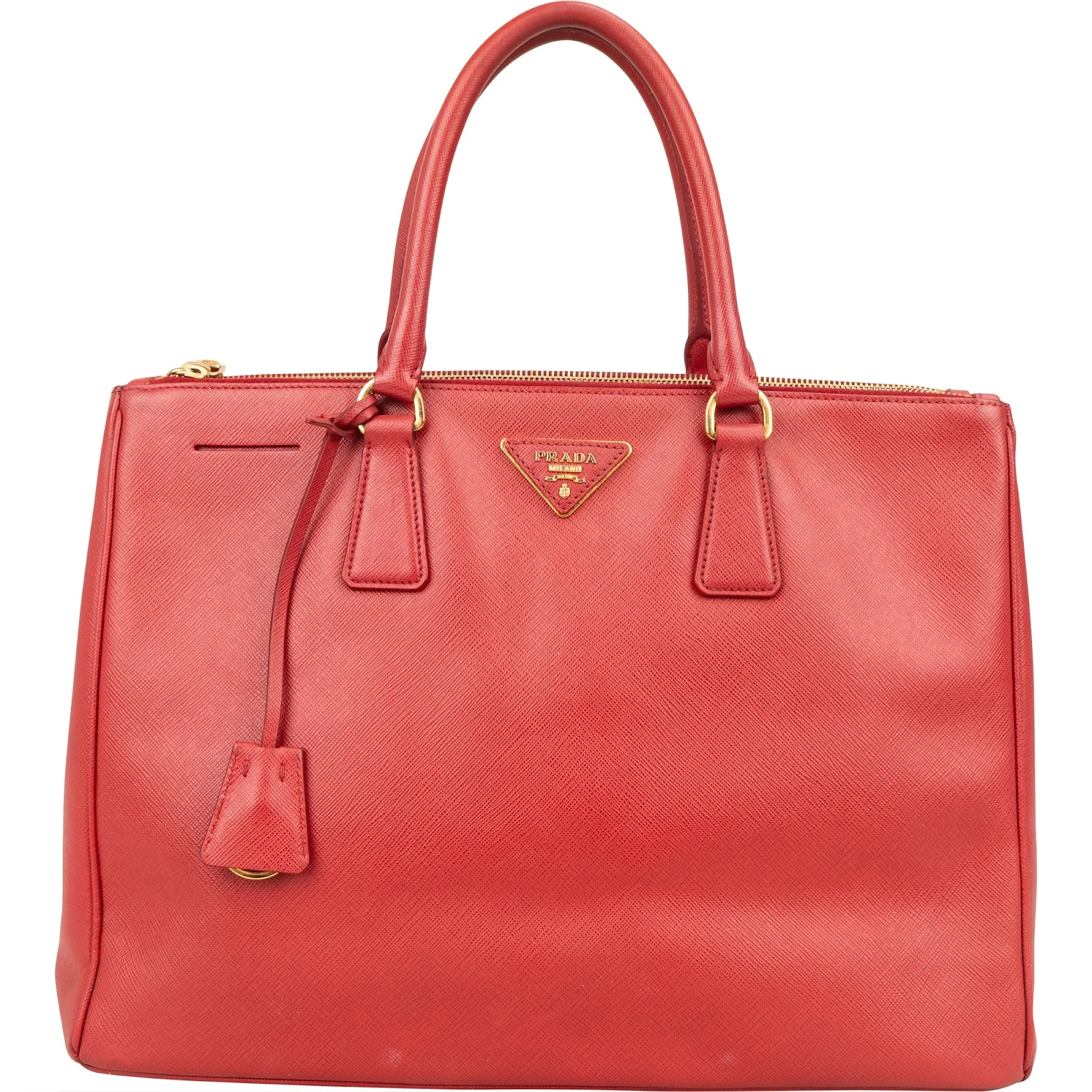 Prada Saffiano Vernice Galleria Handbag