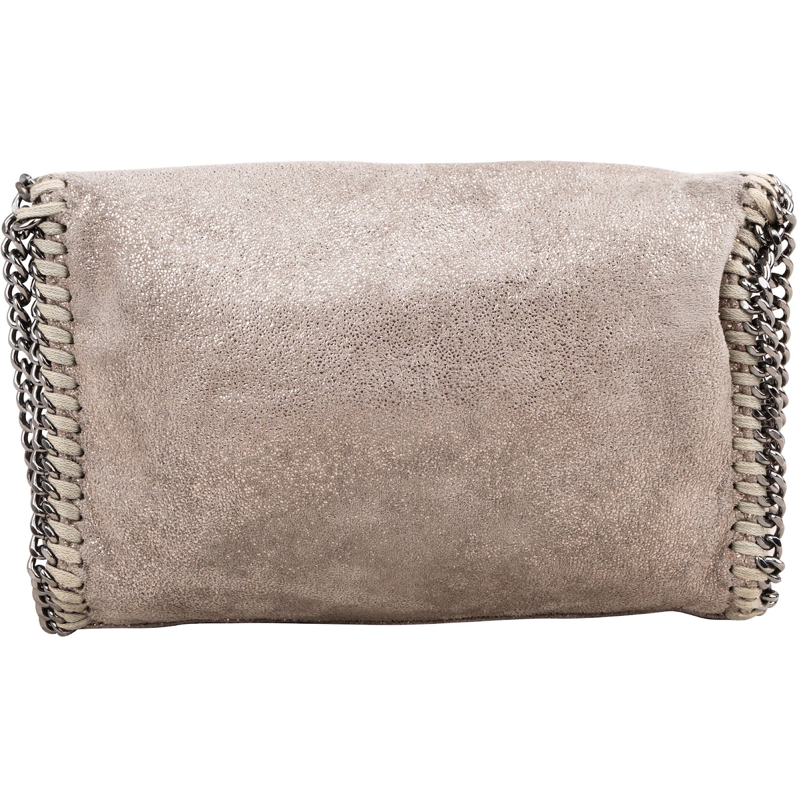 Stella McCartney Metallic Falabella Fold Over Crossbody Bag