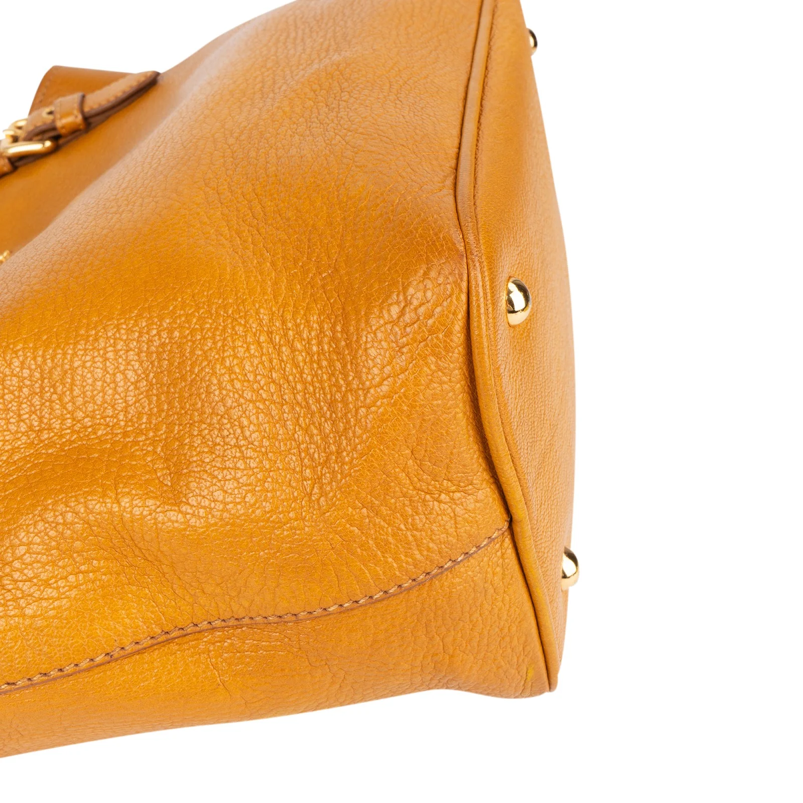 Miu Miu Grained Leather Vitello Lux Handbag