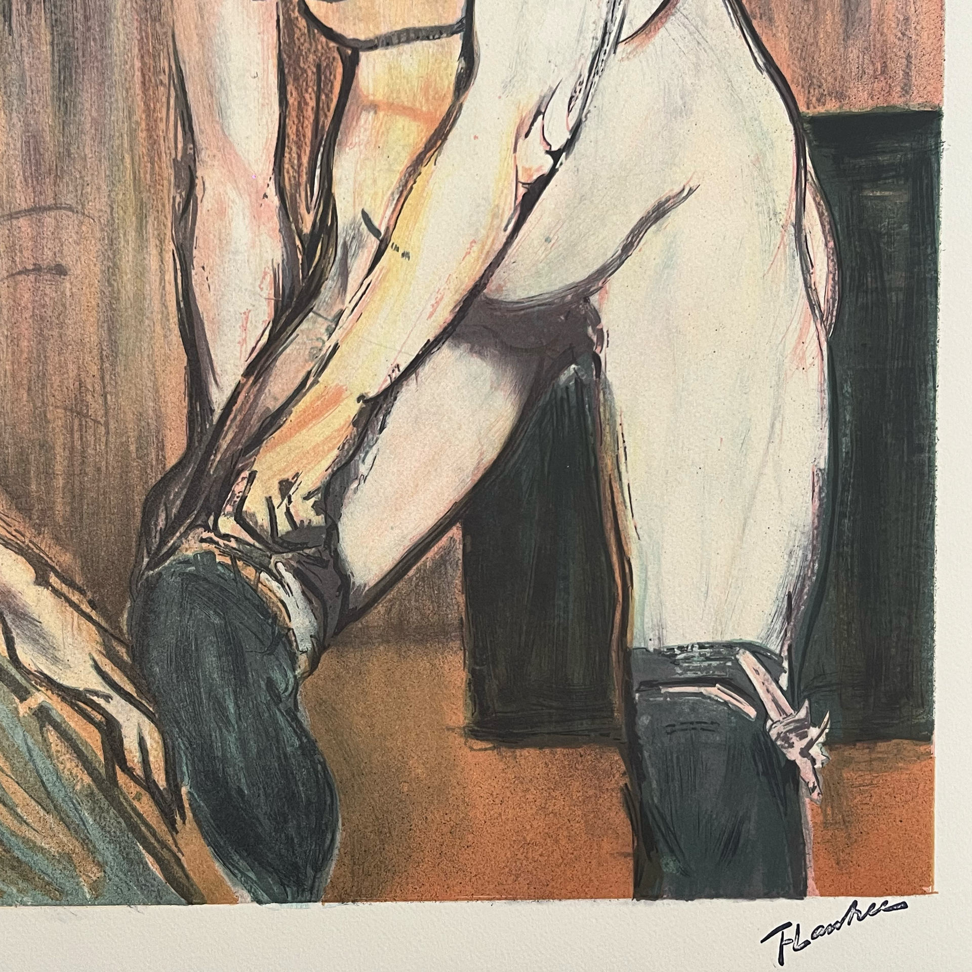 Henri De Toulouse-Lautrec - Die Anprobe der Strümpfe I