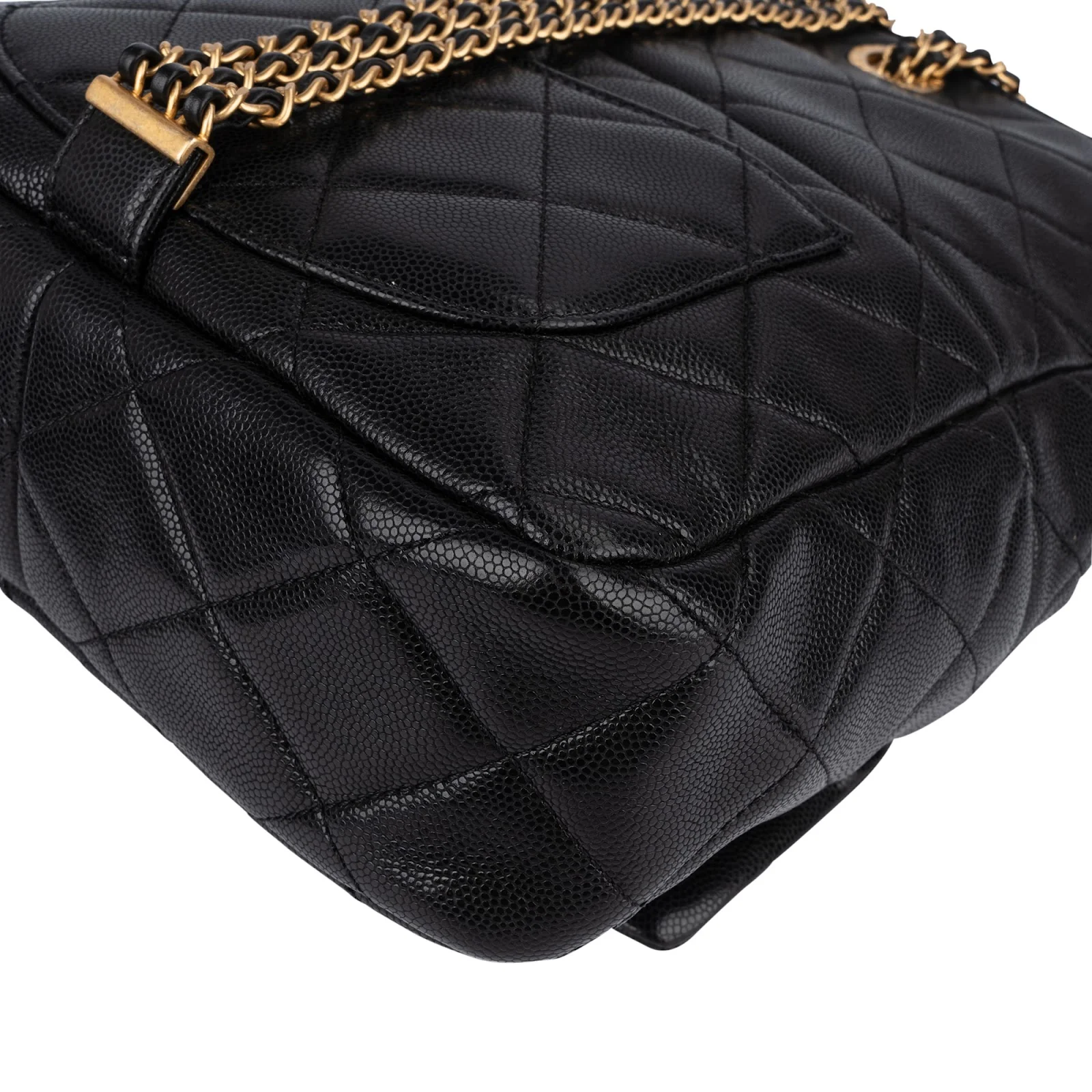 Chanel Quilted Caviar Leather Backpack Shoulder Bag