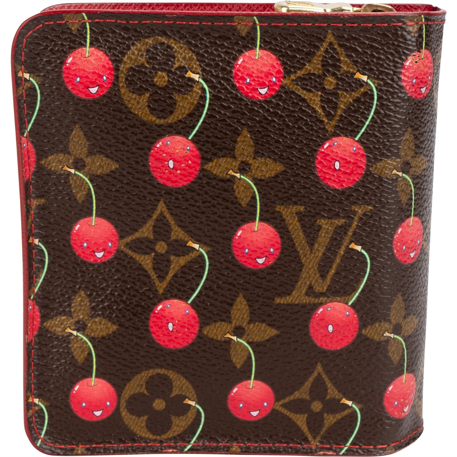 Louis Vuitton Limited Monogram Murakami Cherry Compact Zip Wallet