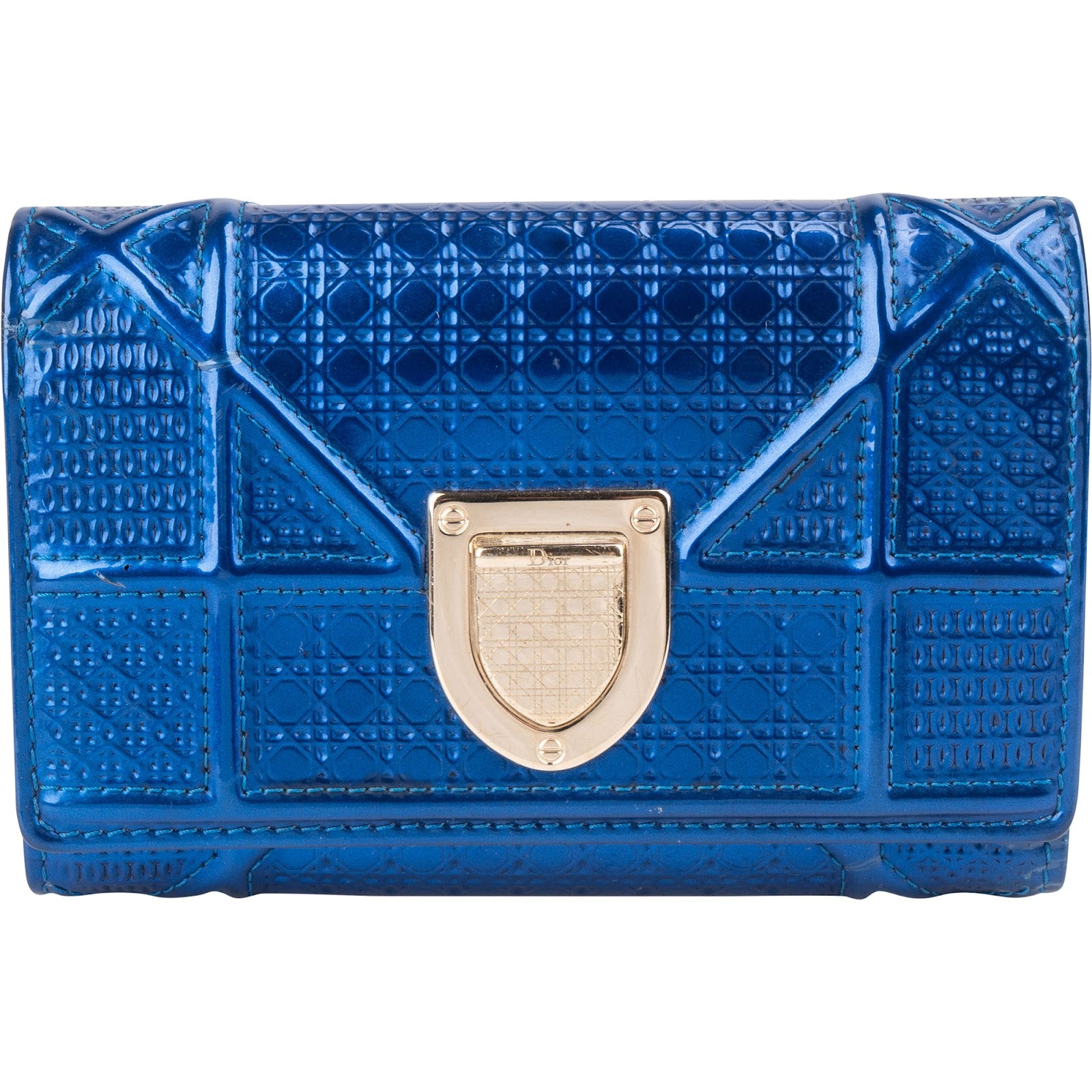 Christian Dior - Patent Diorama Wallet