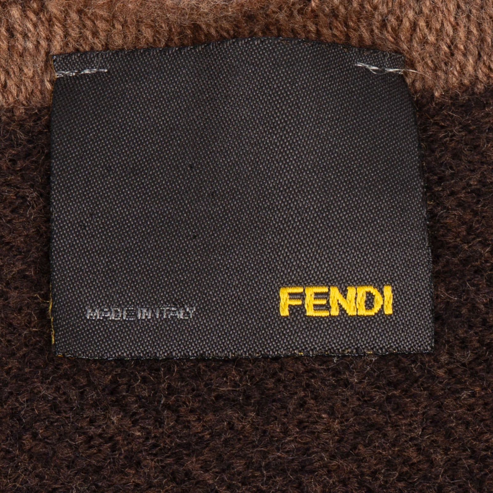 Fendi Wool FF Logo Schal Scarf