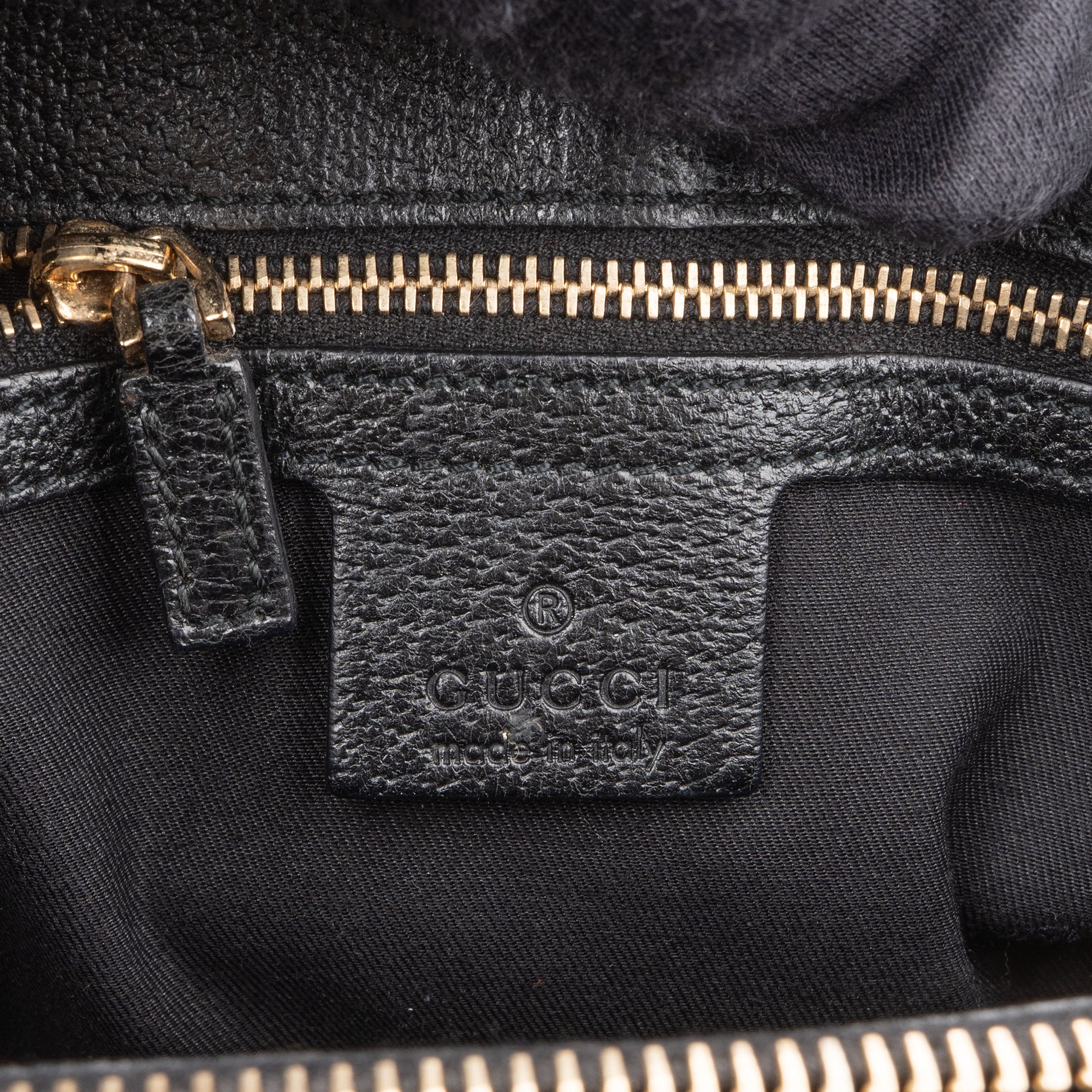 Gucci GG Monogram Bamboo Handbag