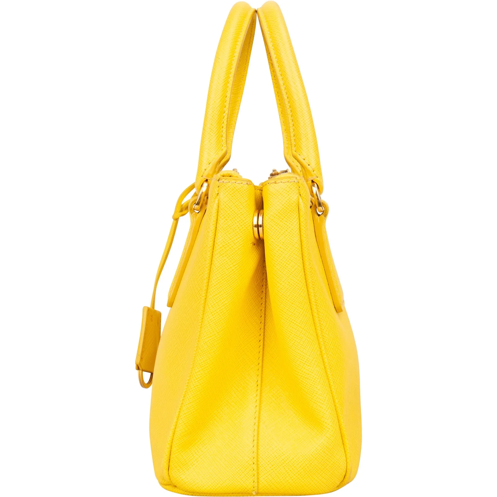 Prada Saffiano Leather Small Galleria Handbag