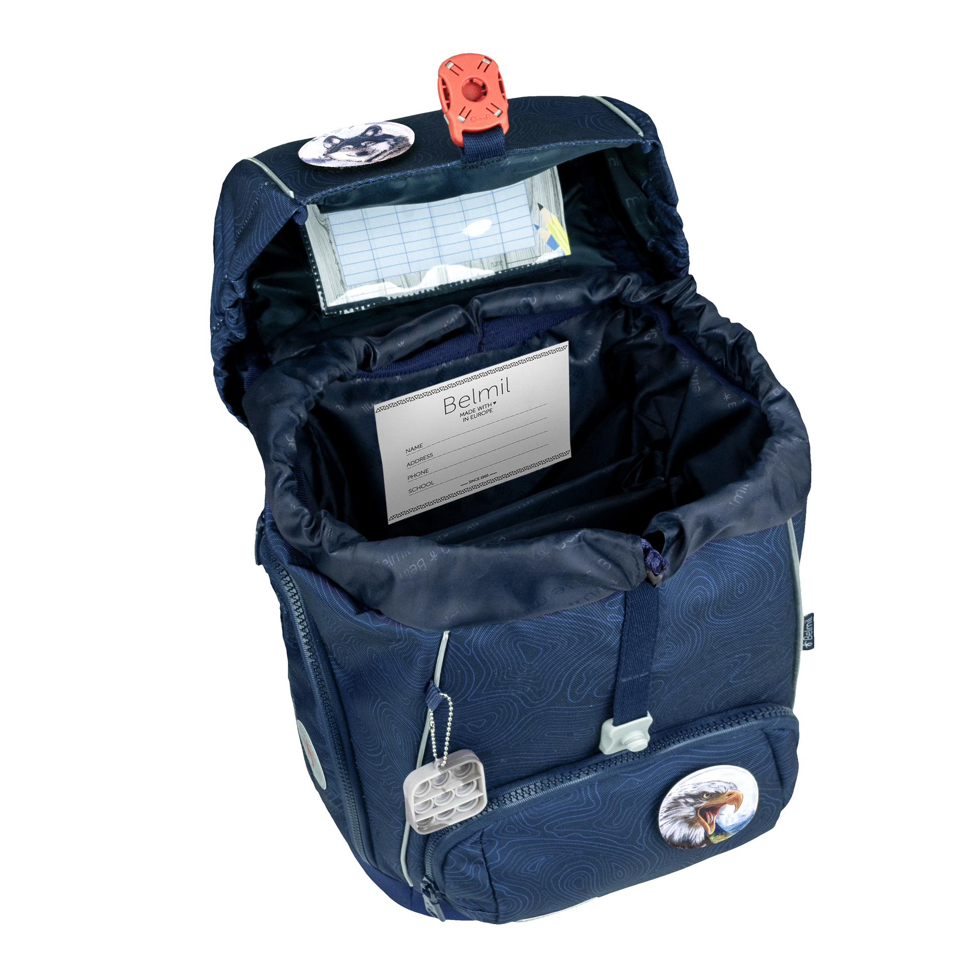 Comfy Plus Schulranzenset 5-teilig - Topographic