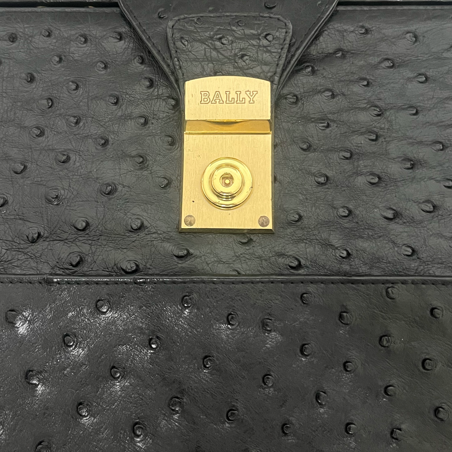 Bally - Business Bag aus Straußenleder