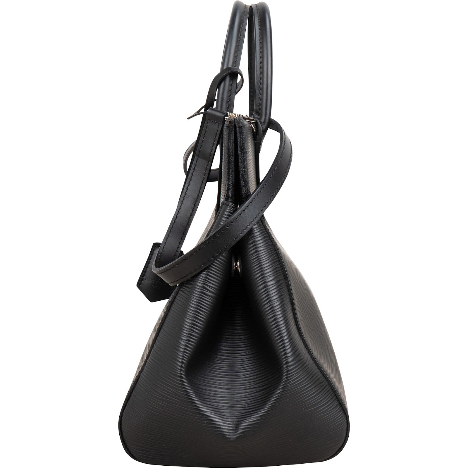Louis Vuitton Noir Epi Leather Marly MM Handbag M94612