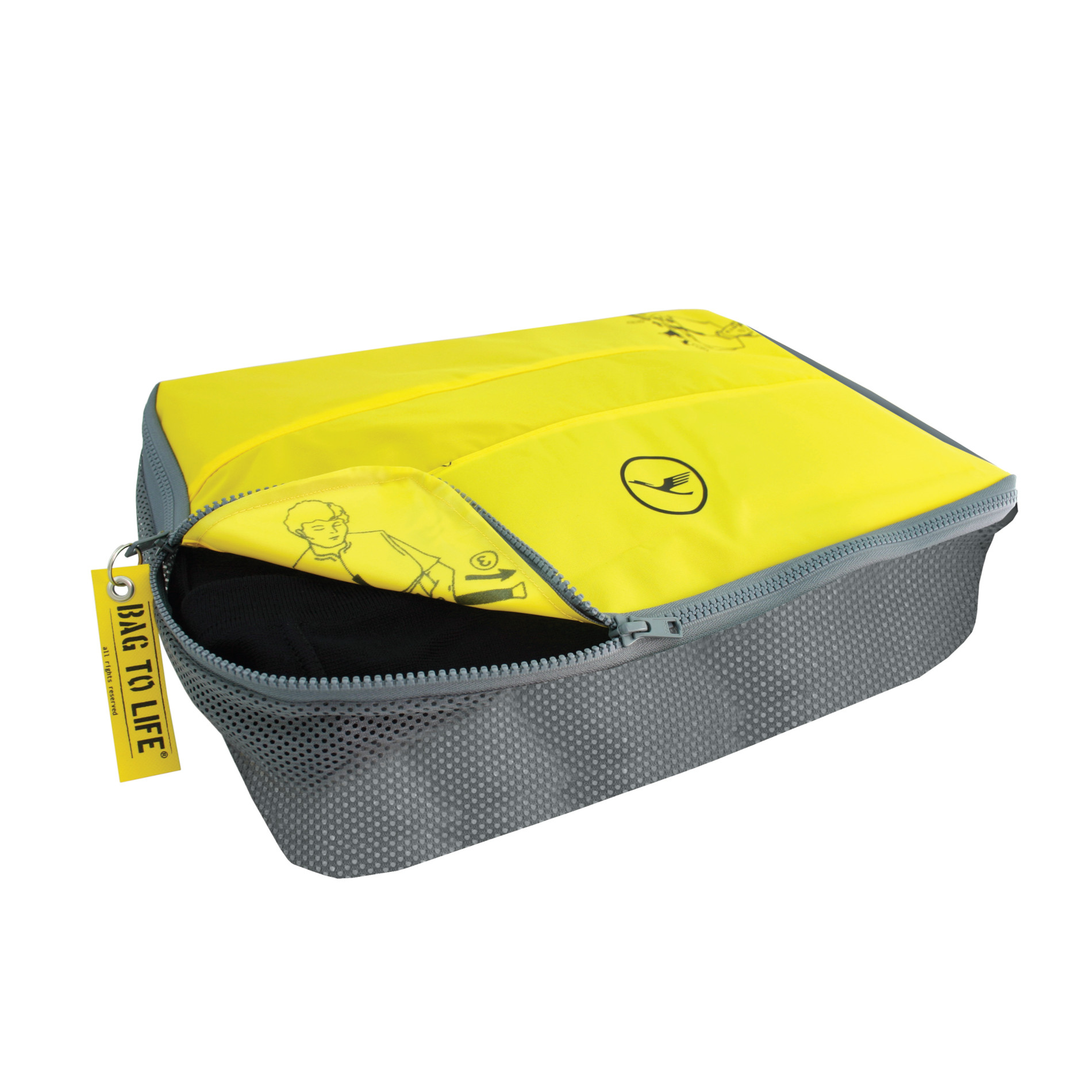 Easy Packing Etui für Hemden und Hosen - gelb