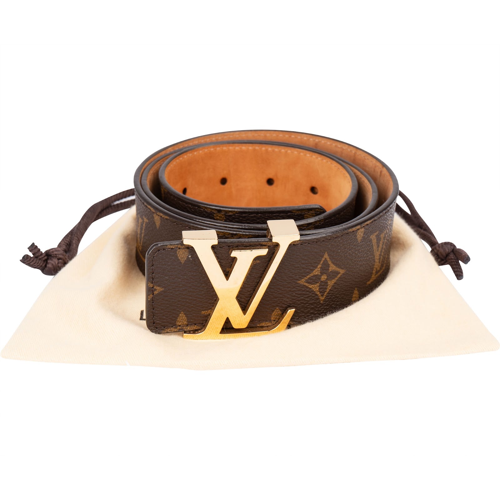 Louis Vuitton Monogram Canvas Pyramide LV Initials Gürtel (90 / 36) M9608