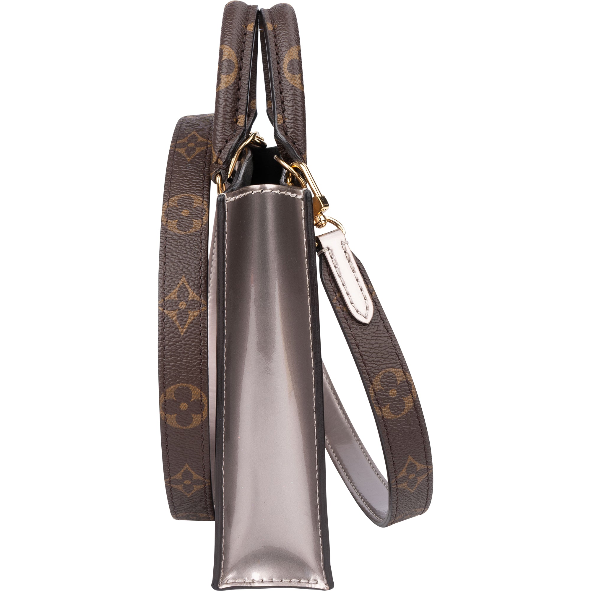 Louis Vuitton Vernis Monogram Petite Sac Plat