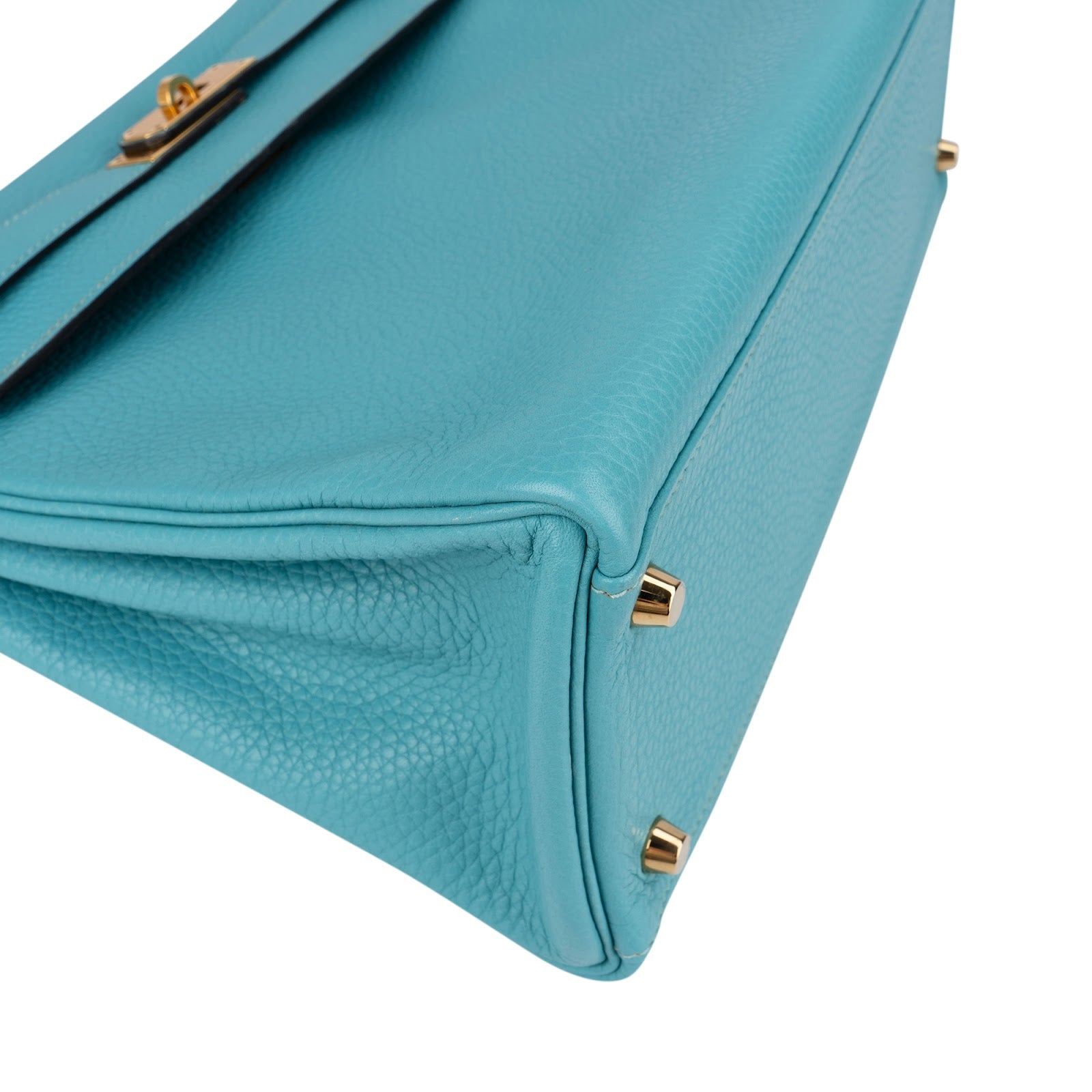 Hermès – Kelly 32 Handbag in Bleu Saint-Cyr