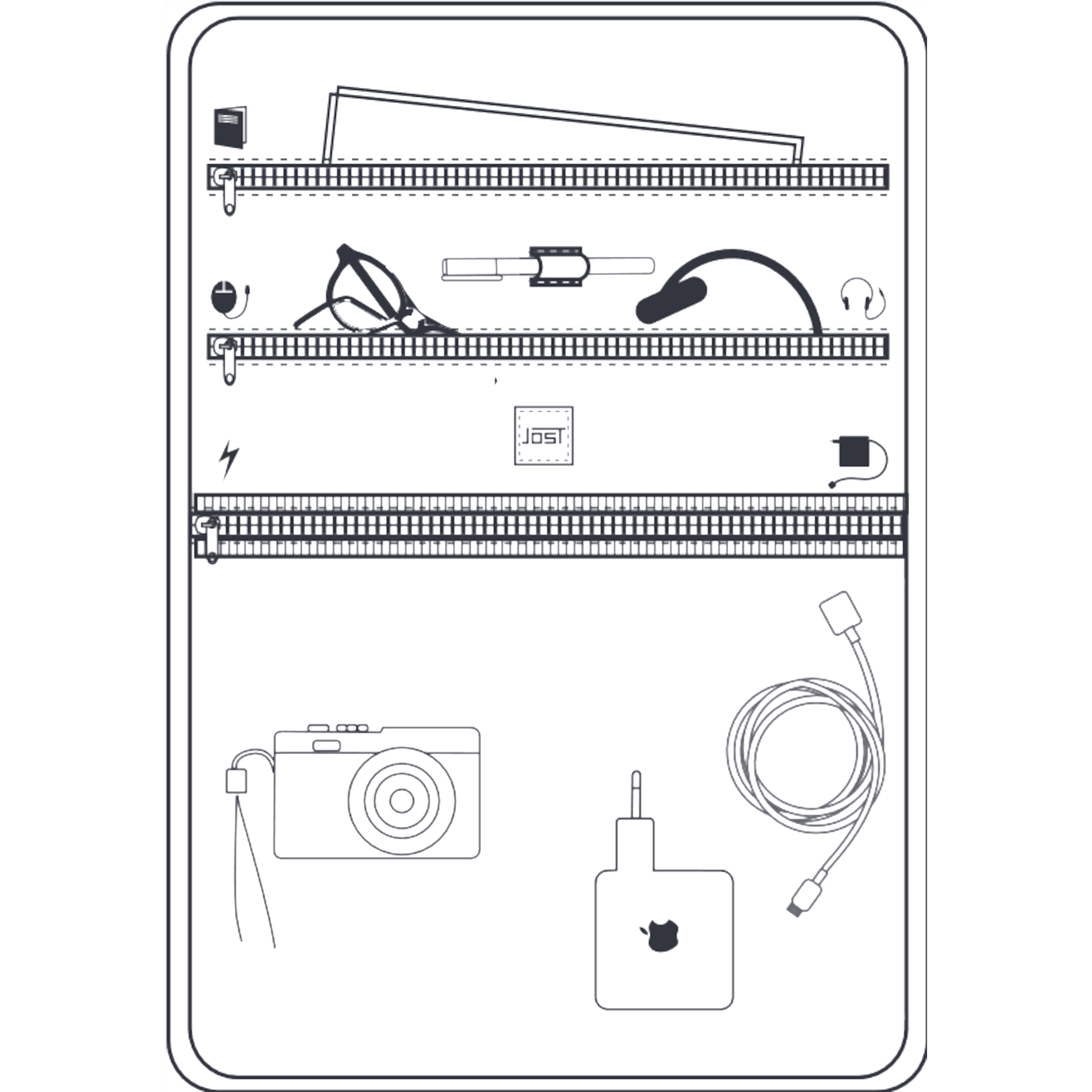 Plecak MALMÖ Daypack - koniak
