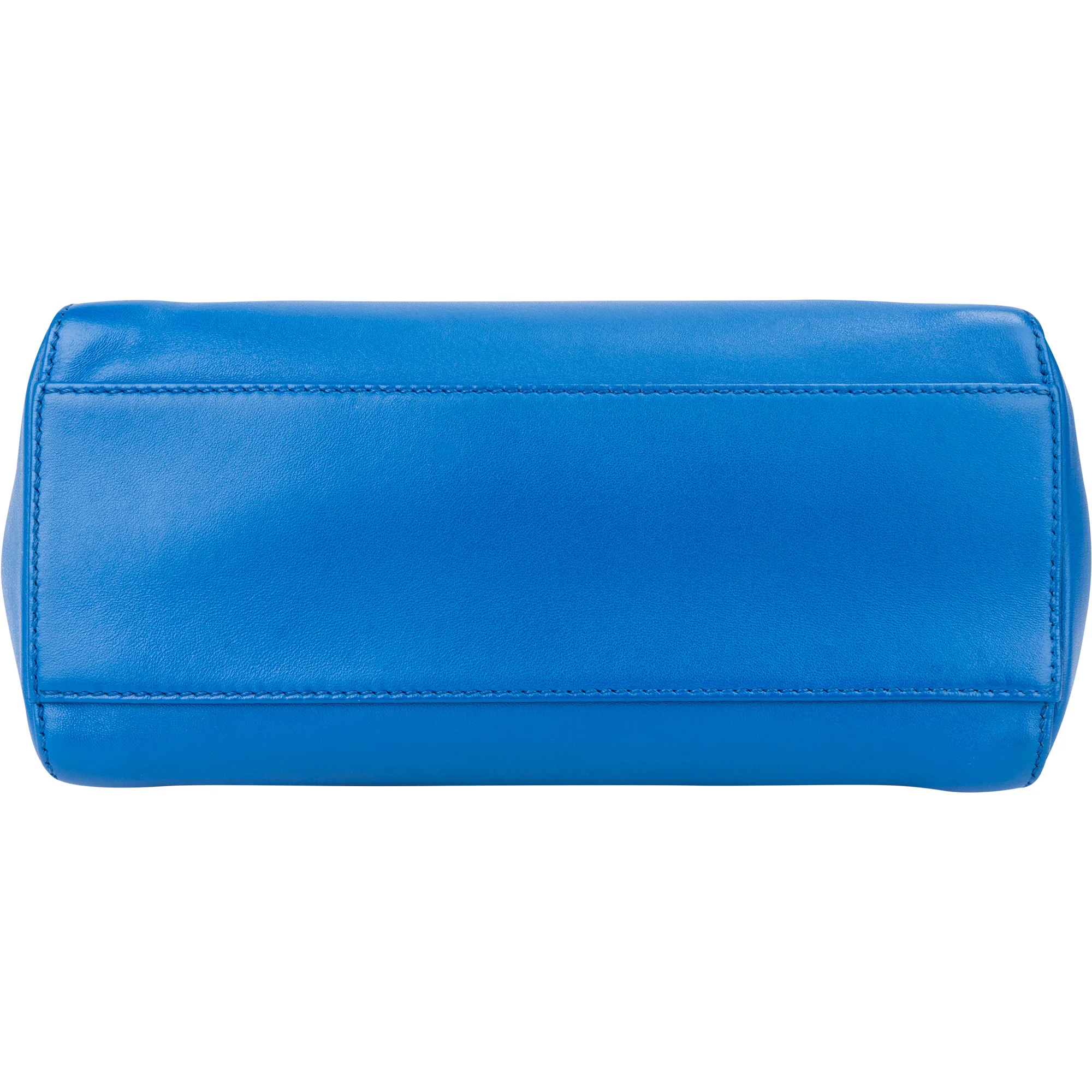 Fendi Blue Leather Peekaboo Handbag
