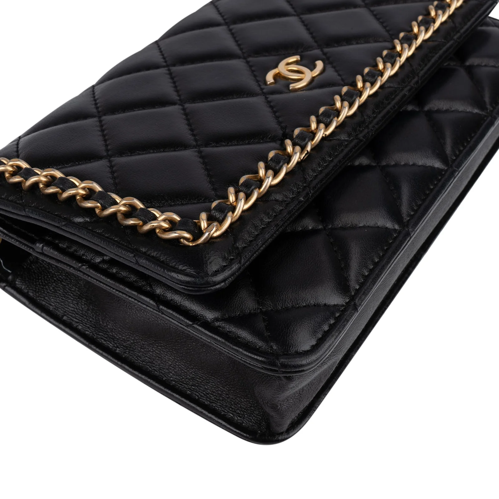 Chanel Limited Quilted Lambskin Wallet On Chain Crossbody Bag