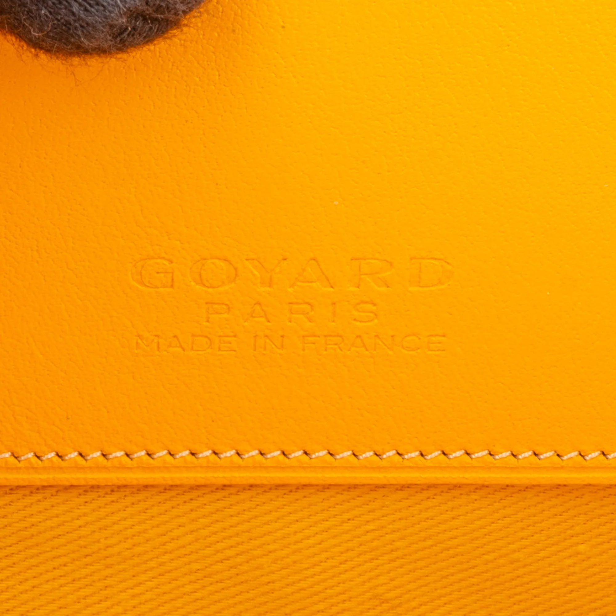 Goyard Yellow Goyardine Senat PM Dokumentenmappe