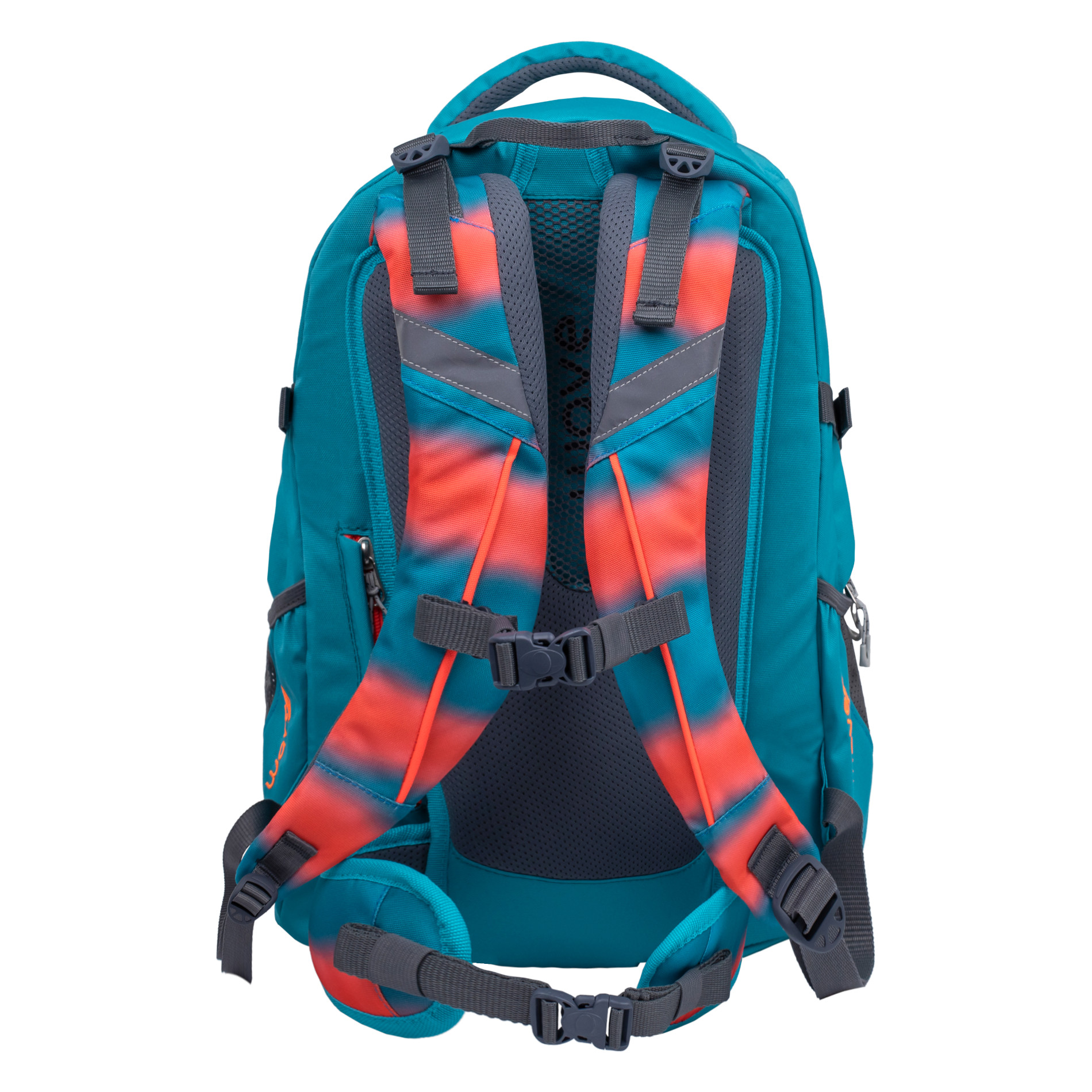 Infinity Rucksack Set 3-teilig - Ombre Neon Orange and Bluebird