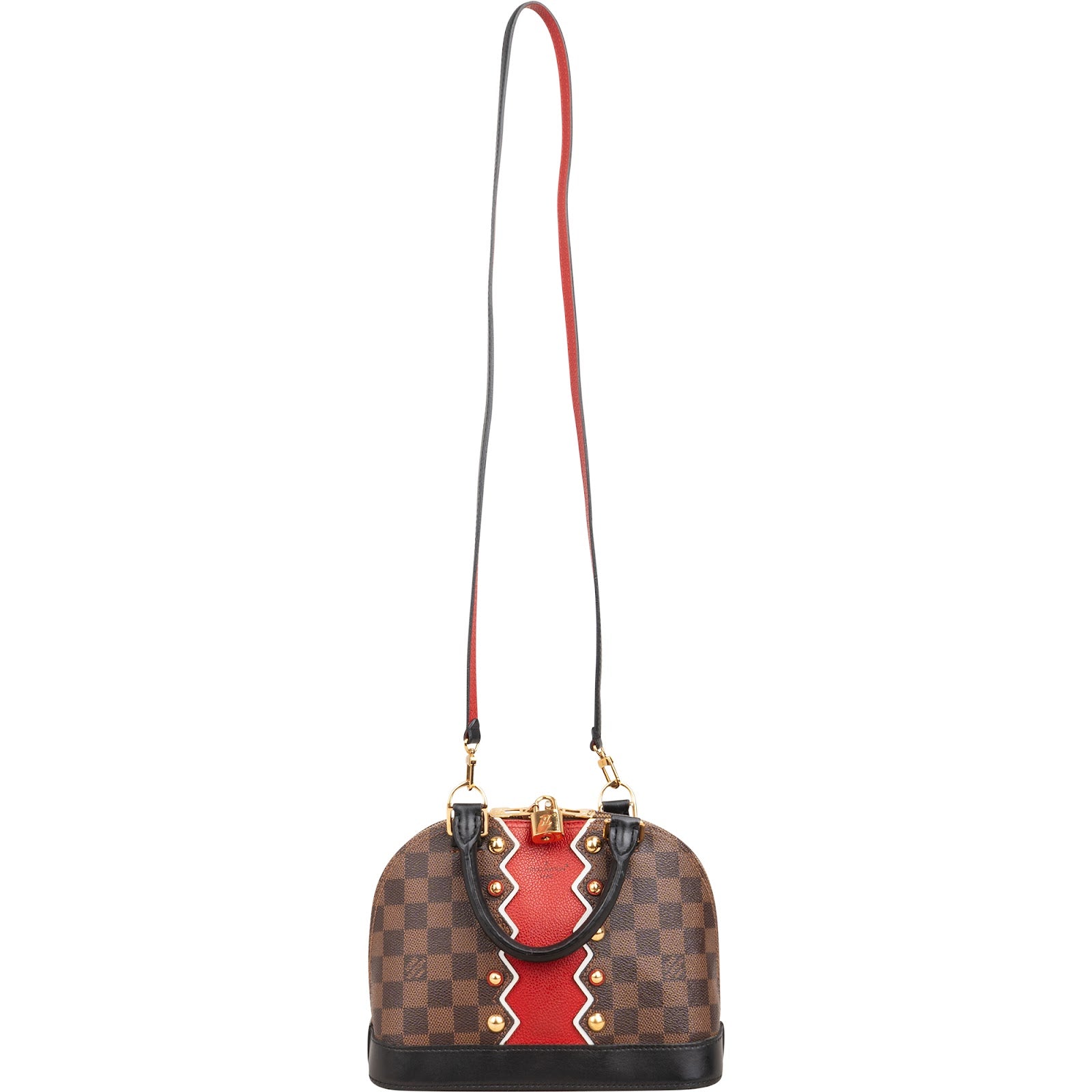 Louis Vuitton Limited Edition Monogram Damier Ebene Karakoram Alma BB Handbag