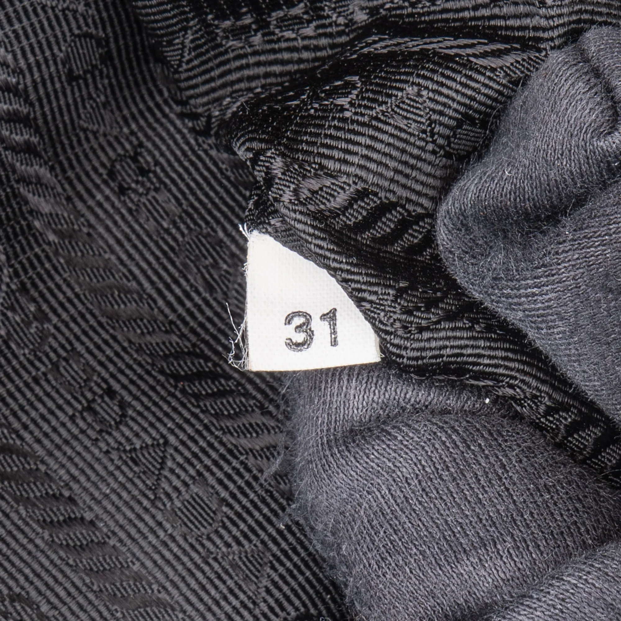 Prada Black Nylon Triangle Business Tasche