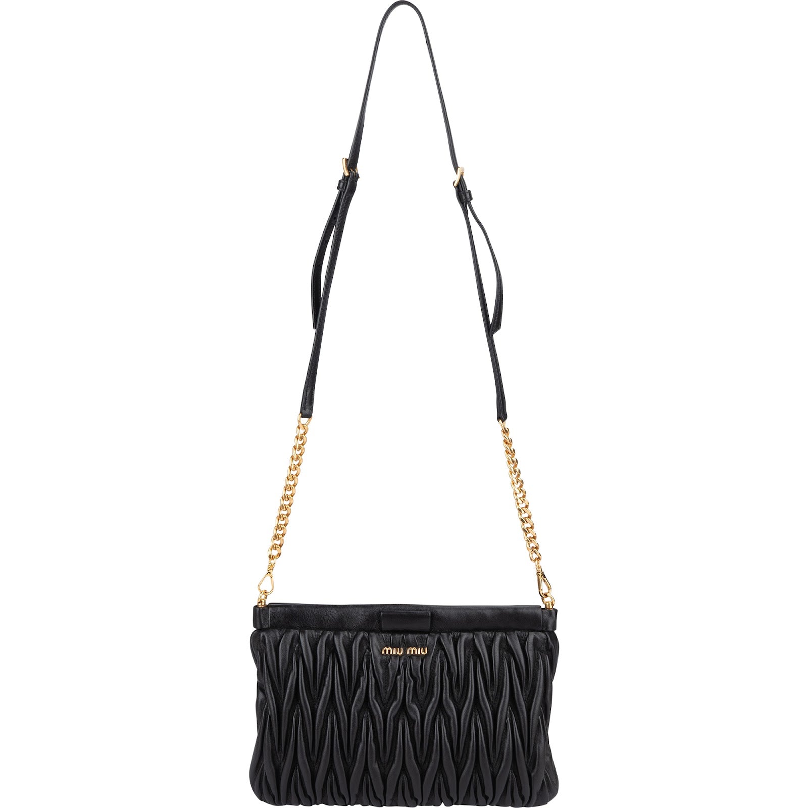 Miu Miu Matelassé Nappa Leather Crossbody Bag