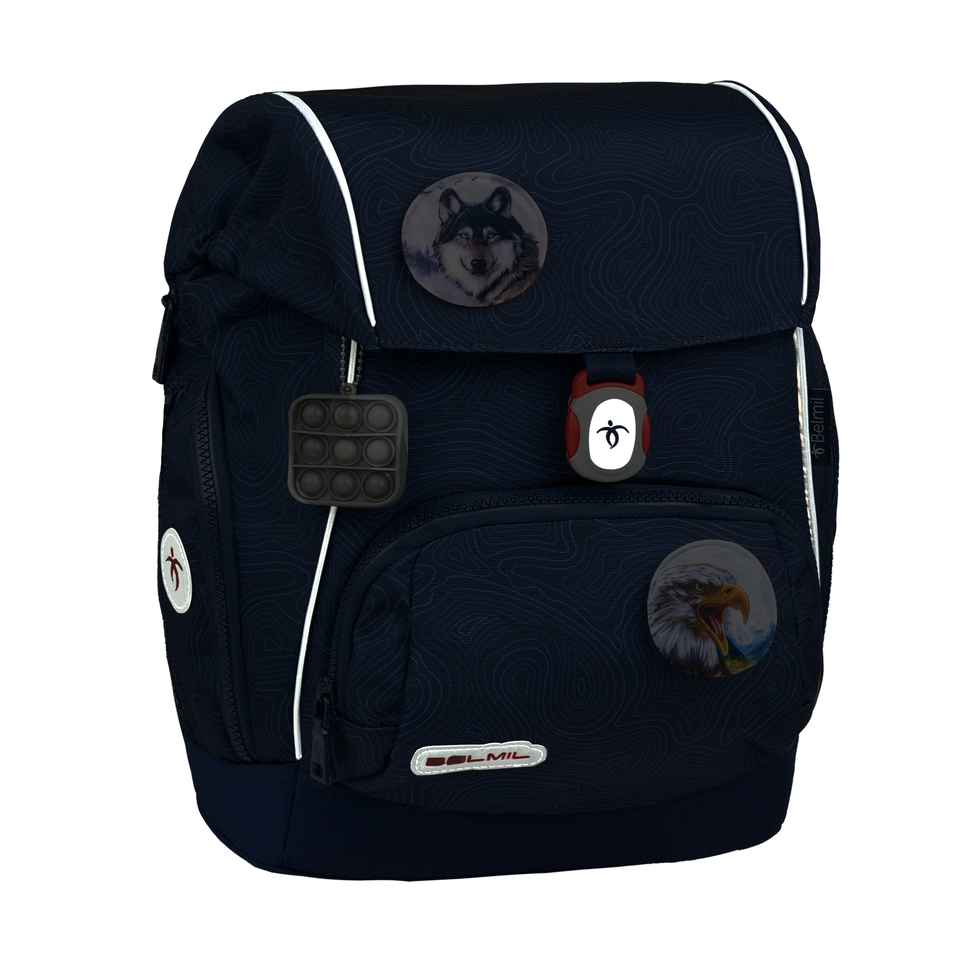 Comfy Plus Schulranzenset 5-teilig - Topographic