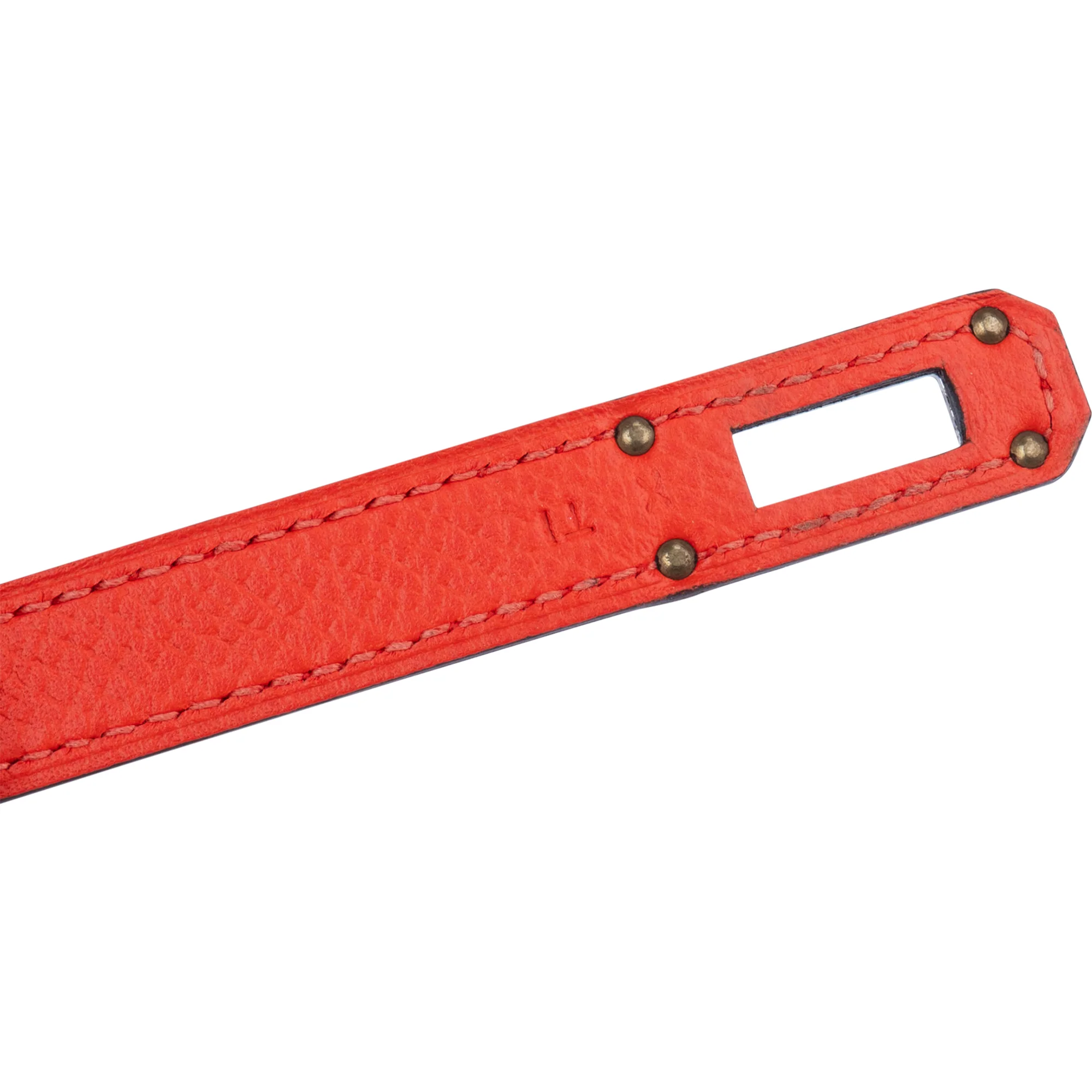 Hermès Orange Epsom Leather Kelly Wallet