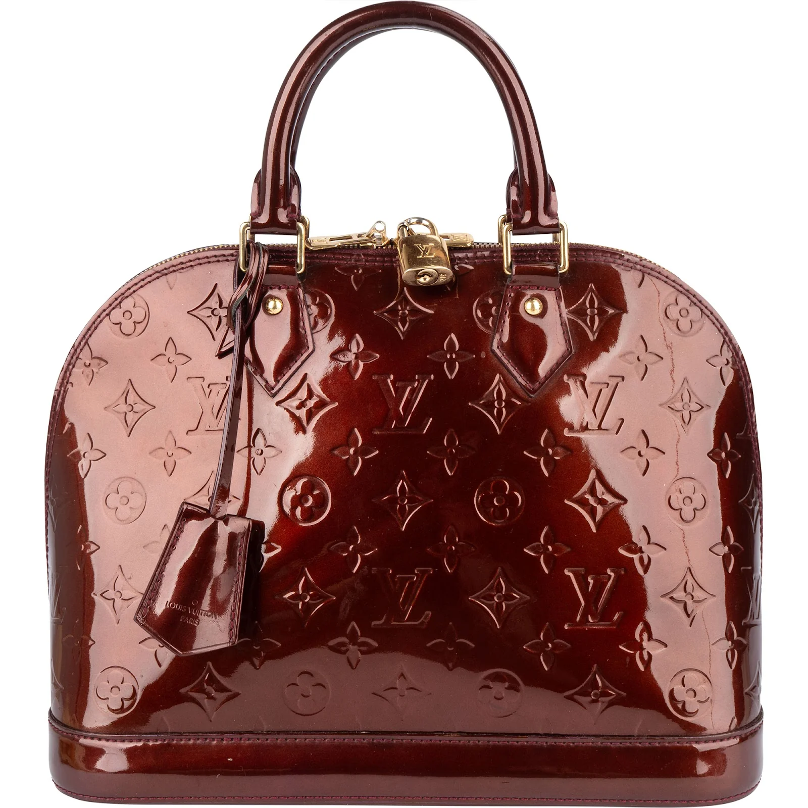 Louis Vuitton Monogram Vernis Leather Alma PM Handbag
